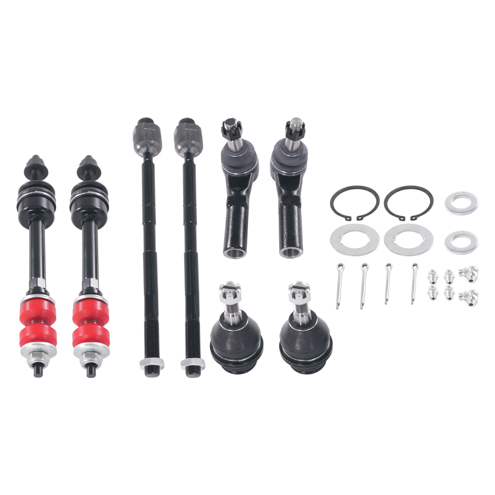 Front Upper Control Arms w/ Poly Bushing Sway Bars for 2002-2005 Dodge Ram 1500