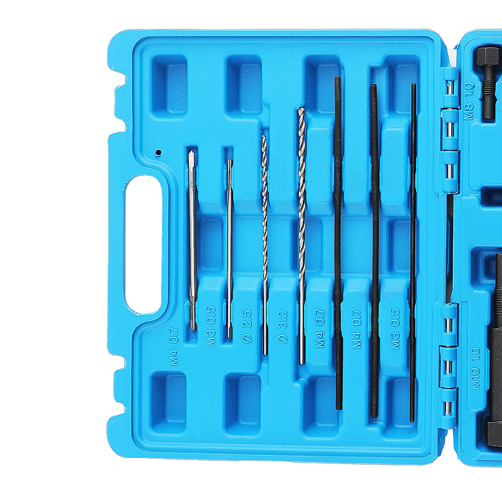 Glühkerzen Elektroden Werkzeug M8 M10 Abzieher Glühstift Reparatur Satz 22-tlg