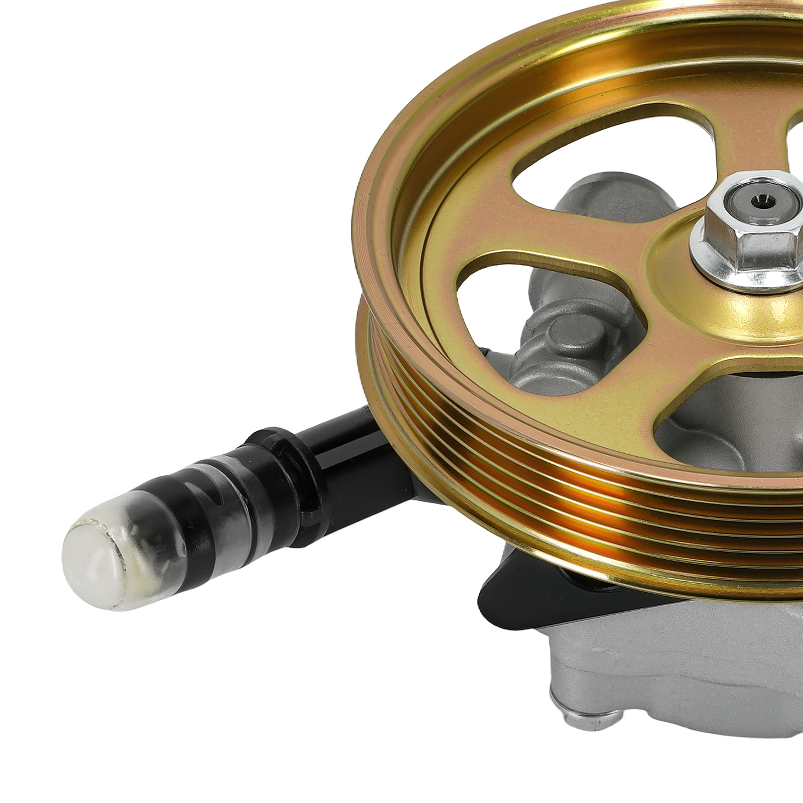 Power Steering Pump w/ Pulley for Honda Accord 2008-2012 Pilot 09-2011 3.5L