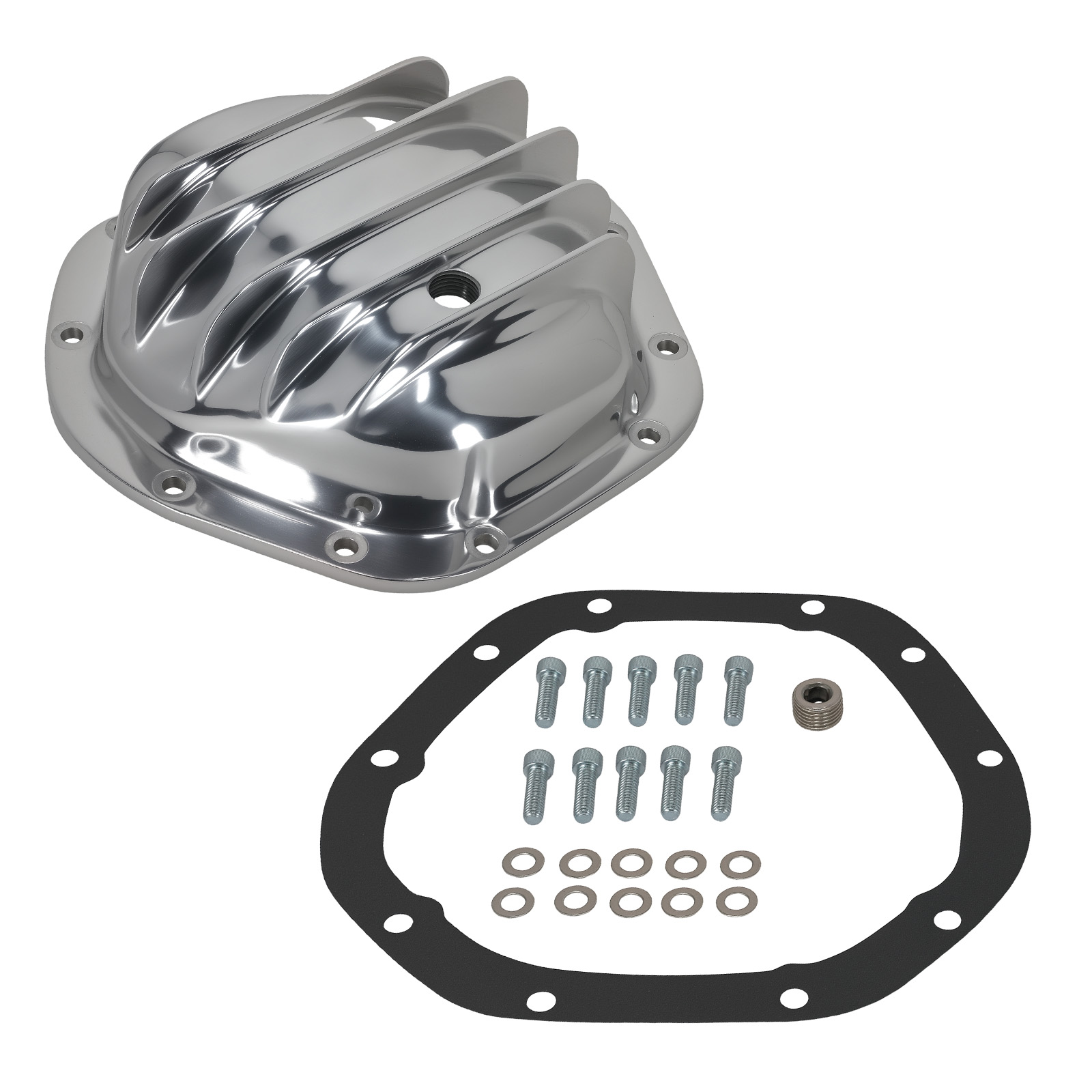D44 Differential Cover for Chevy Ford Dodge 1966-2006 4909BKKIT w/Drain