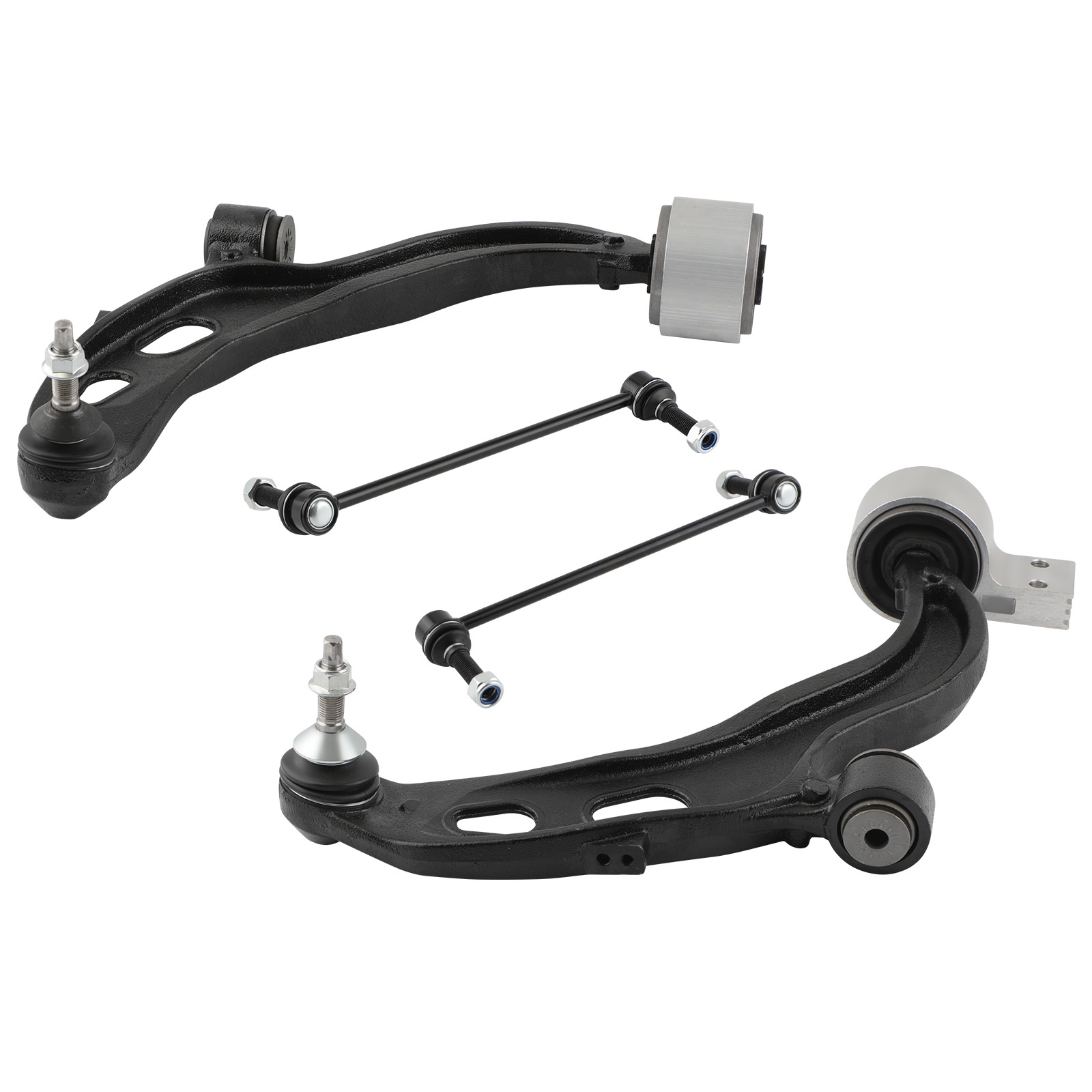 4x Front Lower Control Arms Sway Bars LH RH for 2013-2019 Ford Flex Taurus MKT