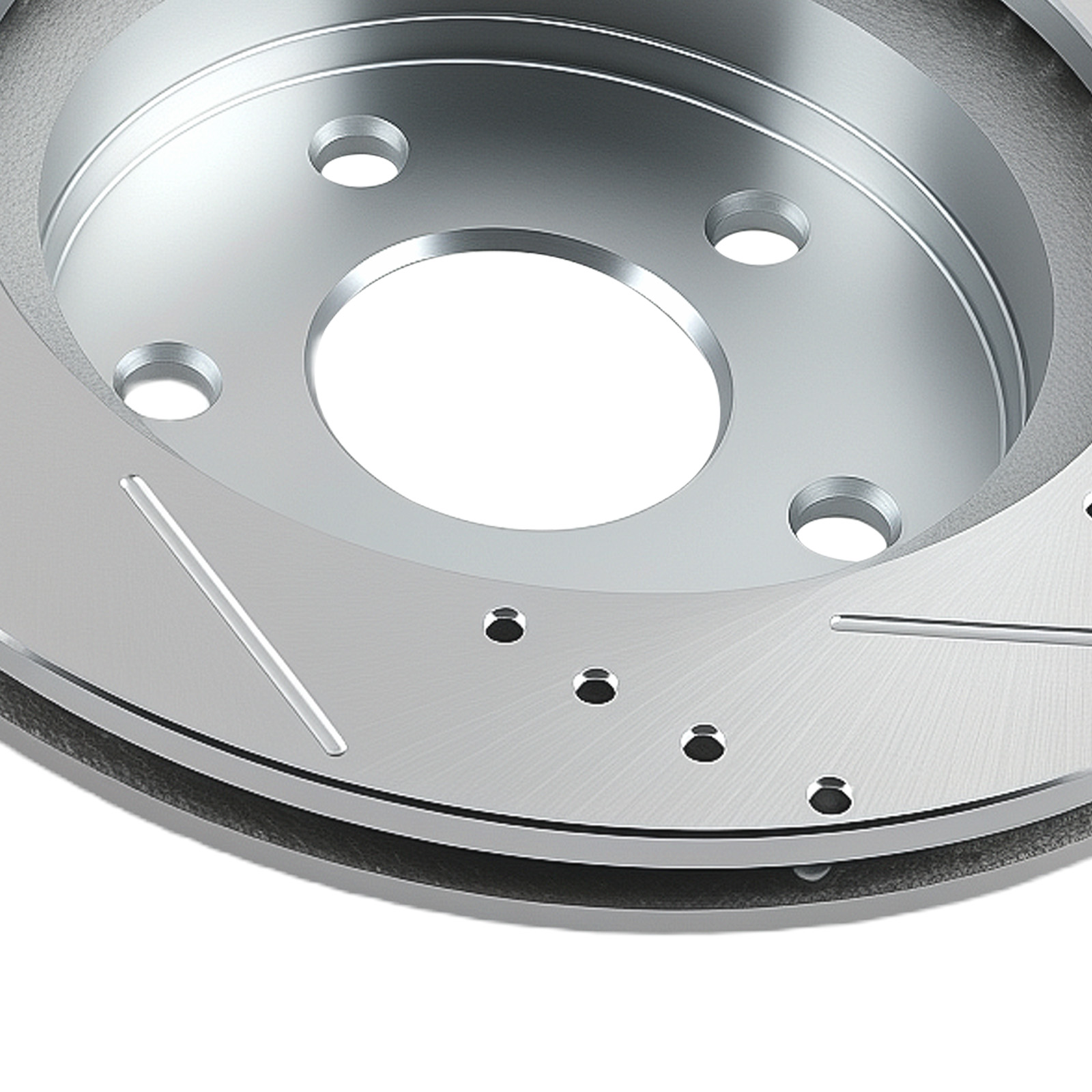 Pair Front Drilled&Slotted Brake Rotors for Dodge Ram 1500 2002-2010 S-53005