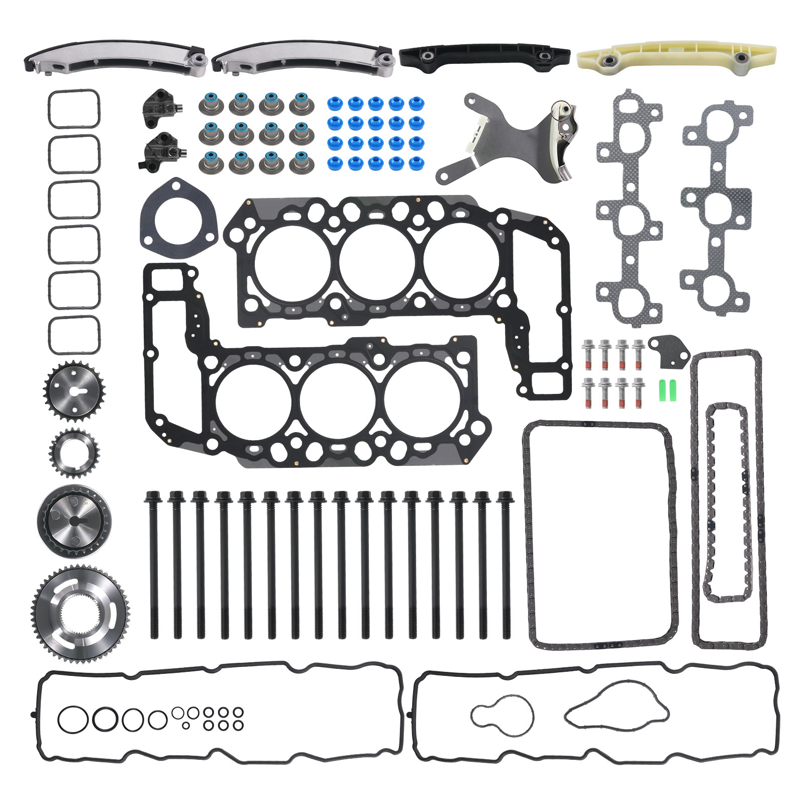 Timing Chain Gasket Set for Dodge Durango Jeep Grand Cherokee 3.7L V6 2005-2010