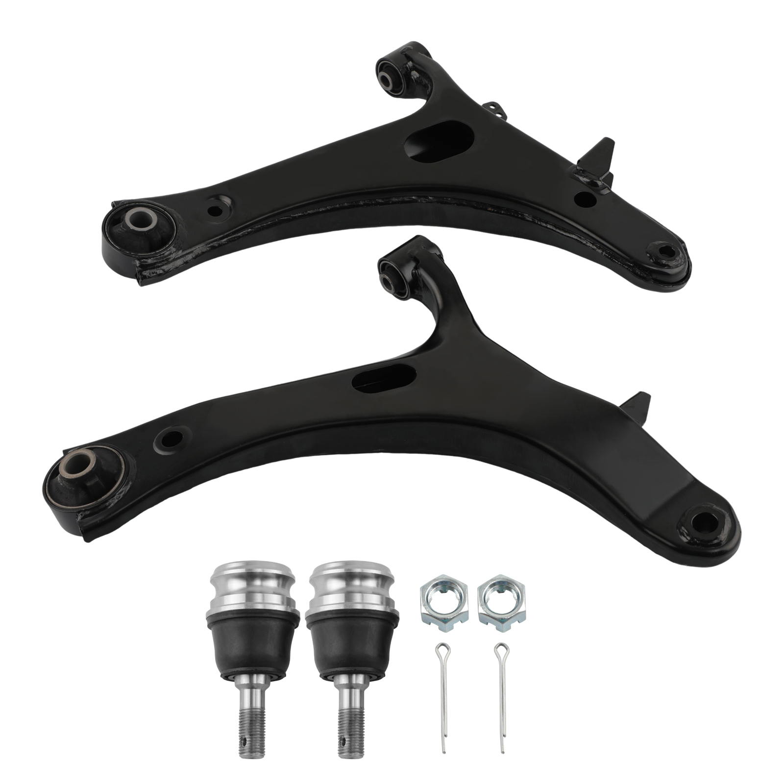 Front Struts Spring + Lower Control Arms For 2008 2009 2010 2011 Subaru Impreza