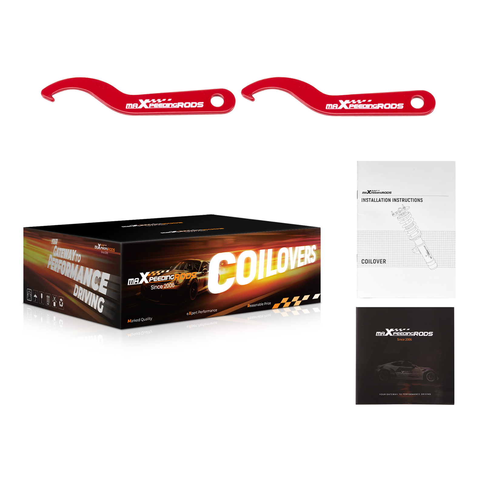 Gewindefahrwerk Coilovers for Subaru Forester SG 2003-2008 Saab 9-2X GGA GGE