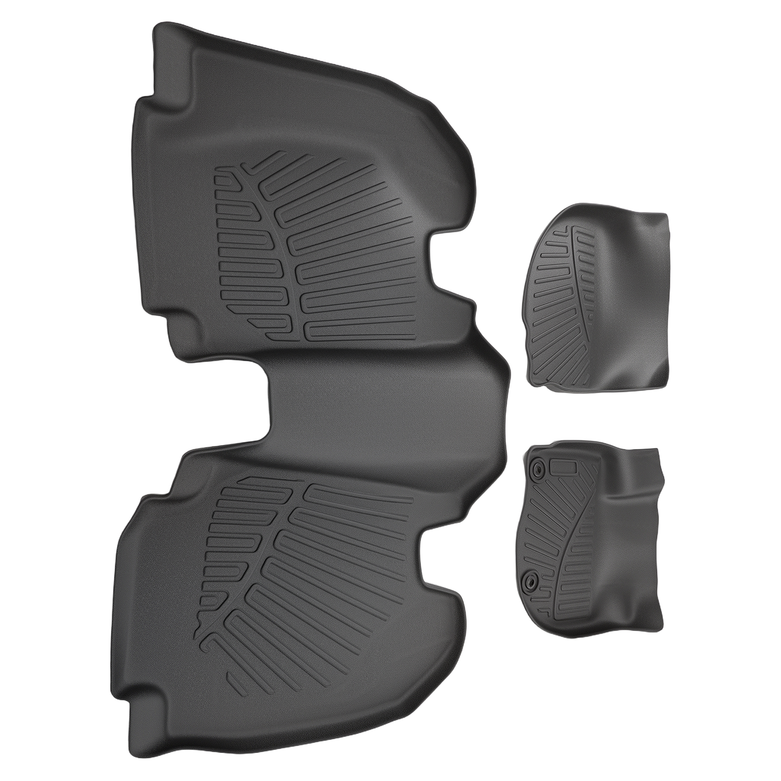 Carpet Floor Mats for Honda HR-V 2016-2022 TPE Rubber Front & Rear Set Black