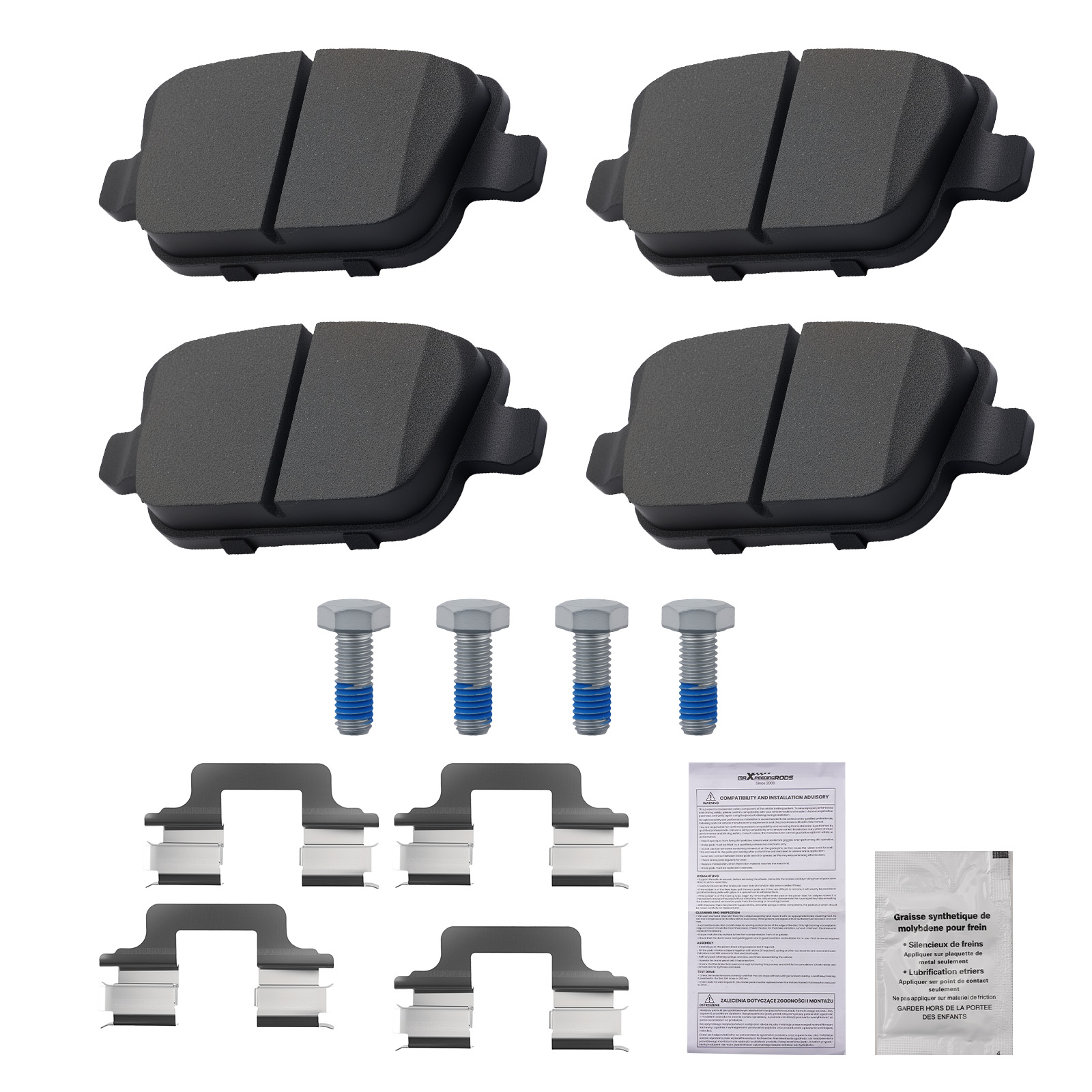 Bremsbeläge Vorne Hinten For Ford Focus II Galaxy Kuga I Mondeo IV S-Max 1439867