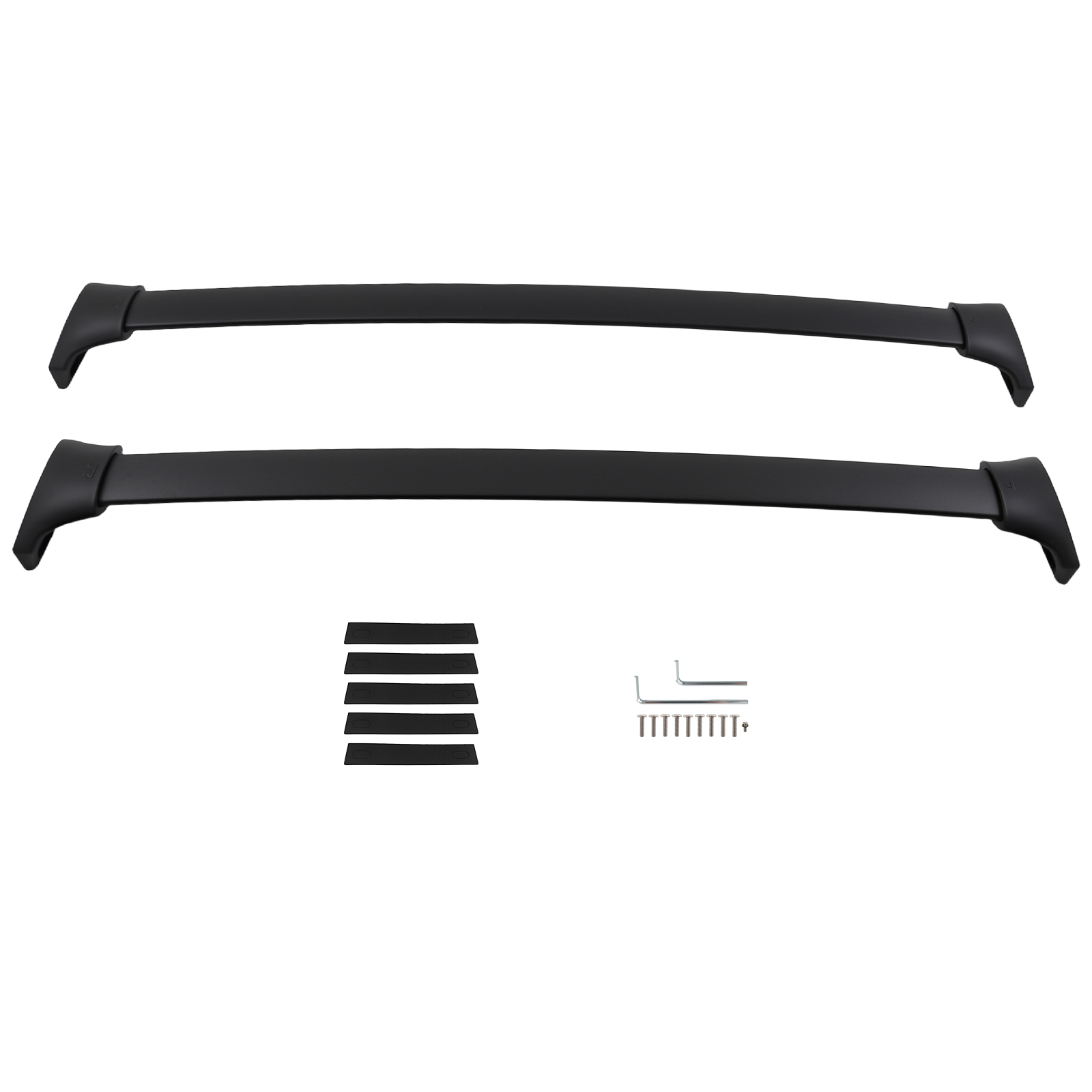 Roof Rack Cross Bars 165lbs for Honda Pilot 2016-2022 Black Carrier Bars