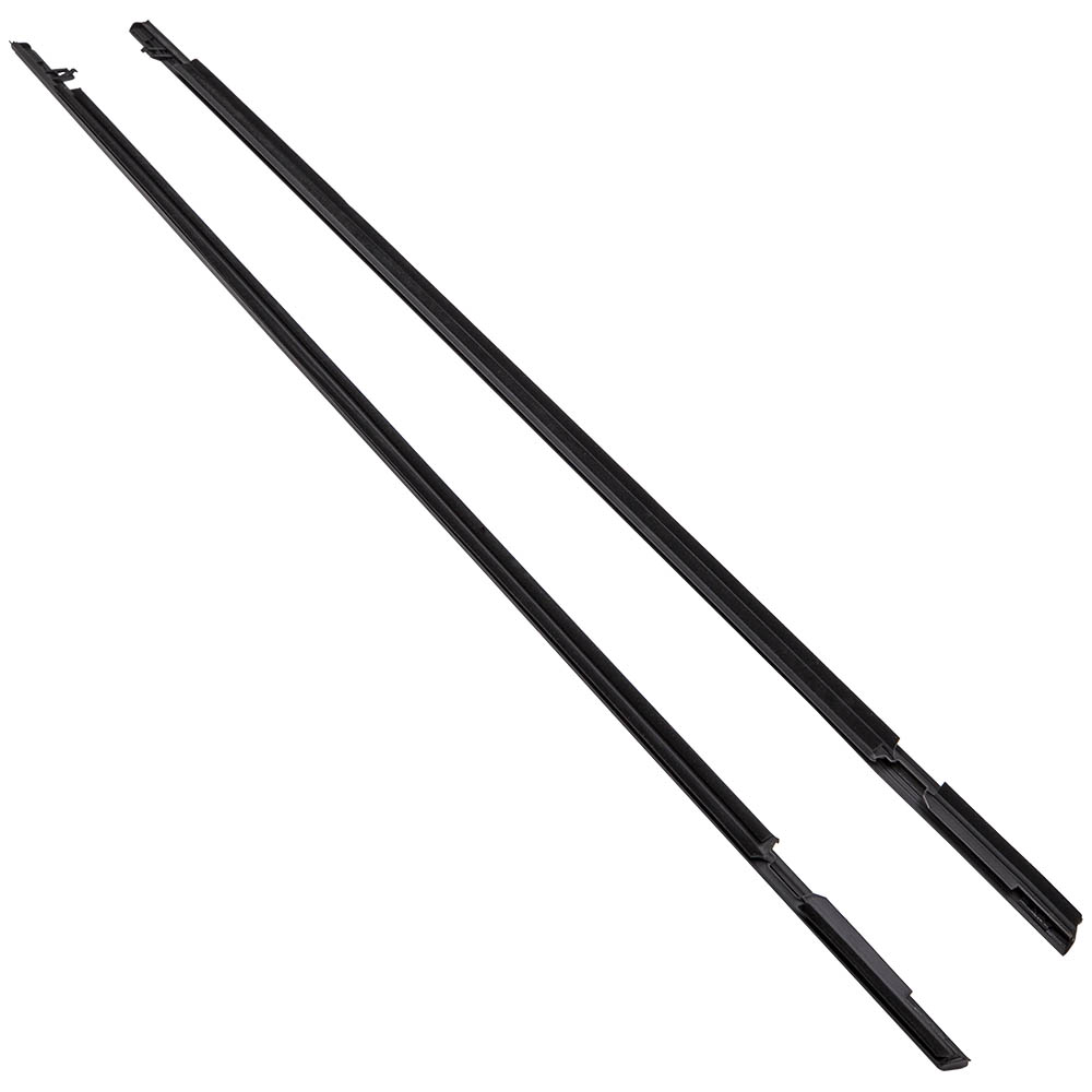 4x Weather Strips Window Moulding Trim For Honda Civic 4-Door 2006~2011