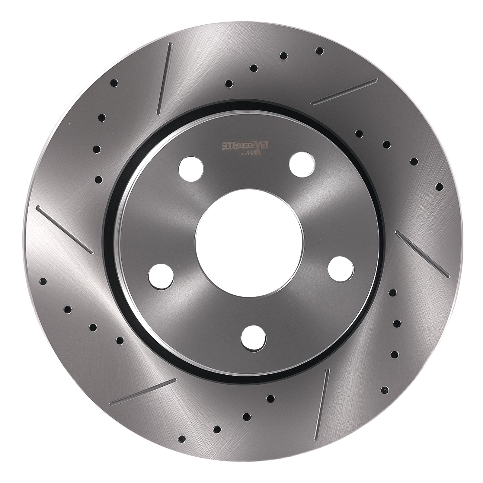 Front Drilled Slotted Brake Rotors with Pads for Jeep Wrangler 2007-2018 D1273