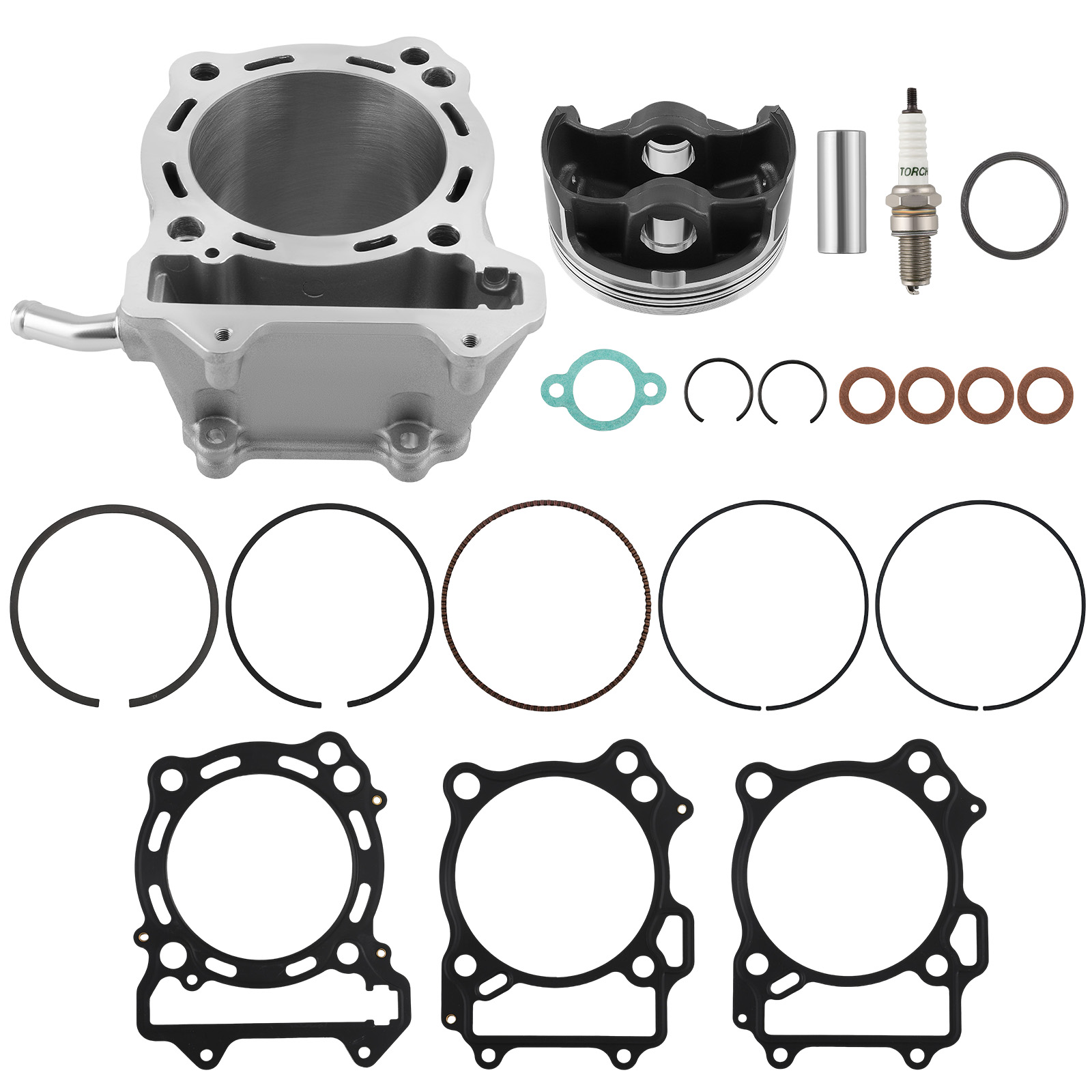 Cylinder Piston Gasket Top End Kit For Suzuki LTZ 400 434cc 94mm 1119113E00