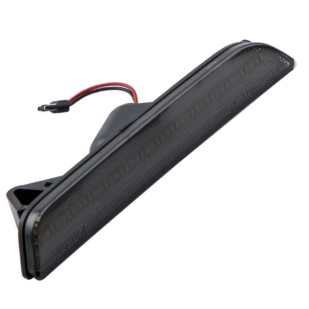 4pcs Smoked Front & Rear LED Sidemarker Light Lamp For Ford Mustang 10-14