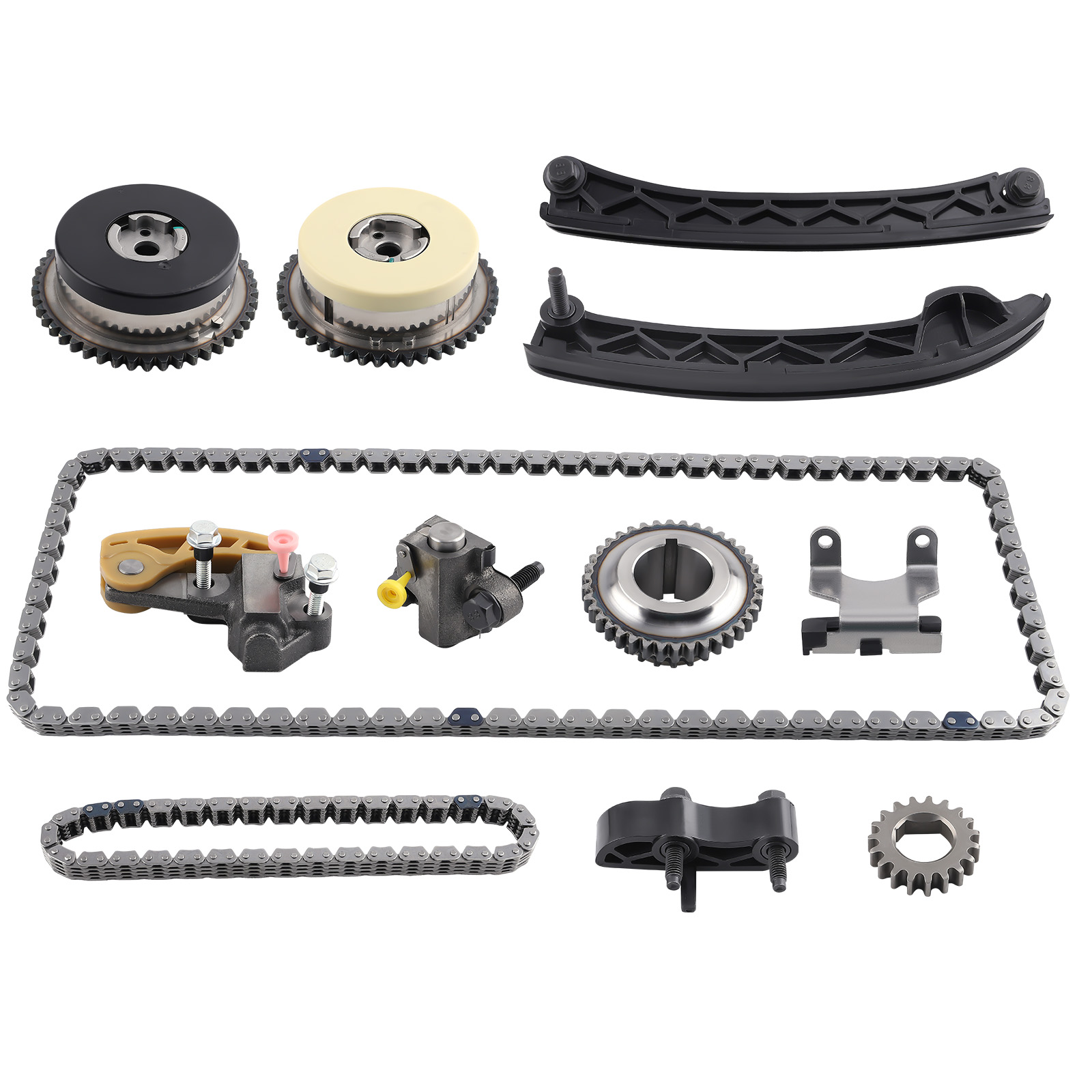 10x Timing Chain Kit For Regal ATS CTS Colorado Impala Malibu Canyon 2.0L 2.5L
