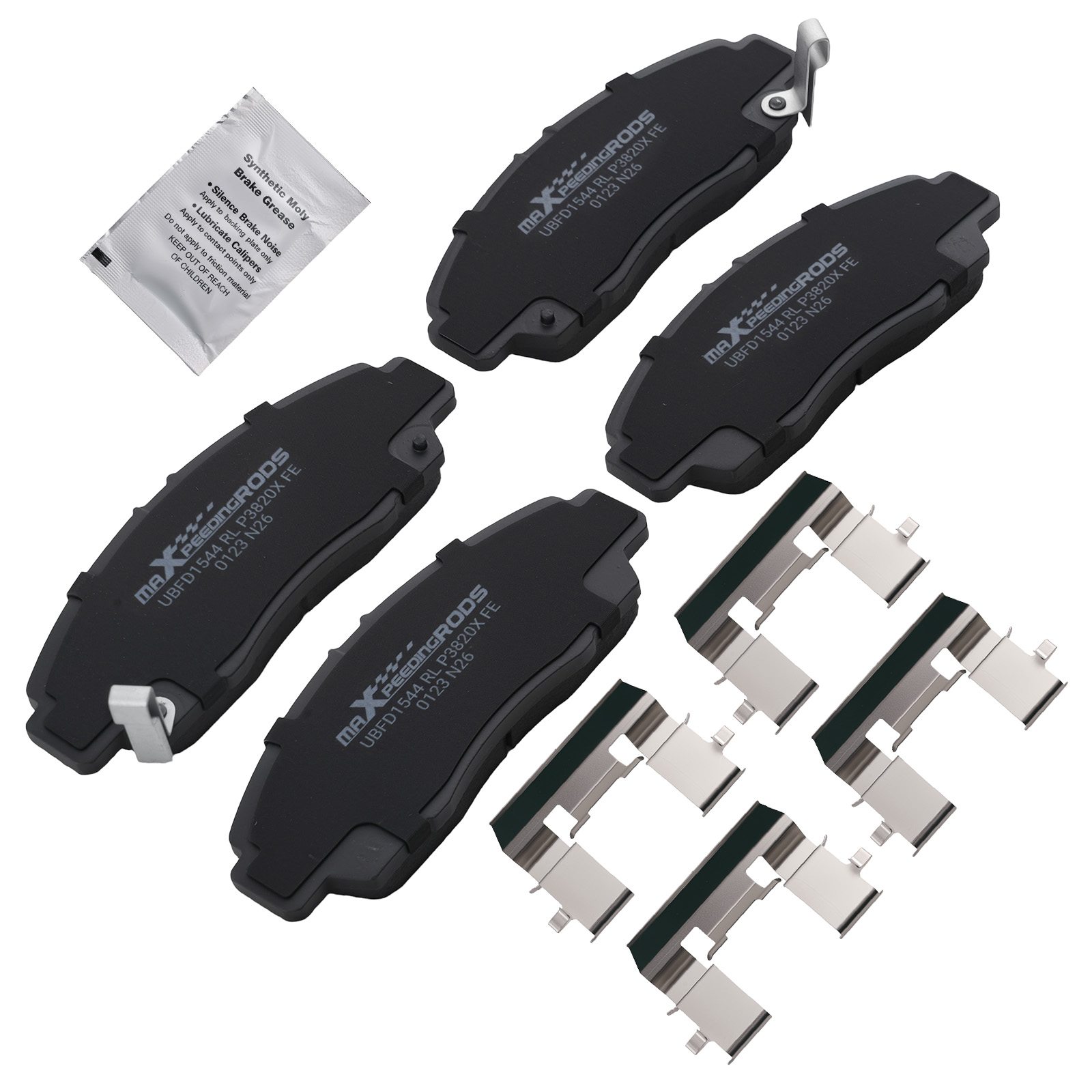Front Passenger&Driver Brake Pads For Acura CL 2001-2003 Honda Civic 2004-2011