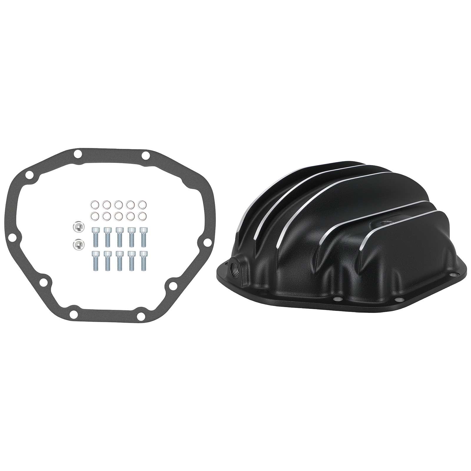 Aluminum Differential Cover for Ford F-450 DRW 1997-2018 4912BKKIT Black