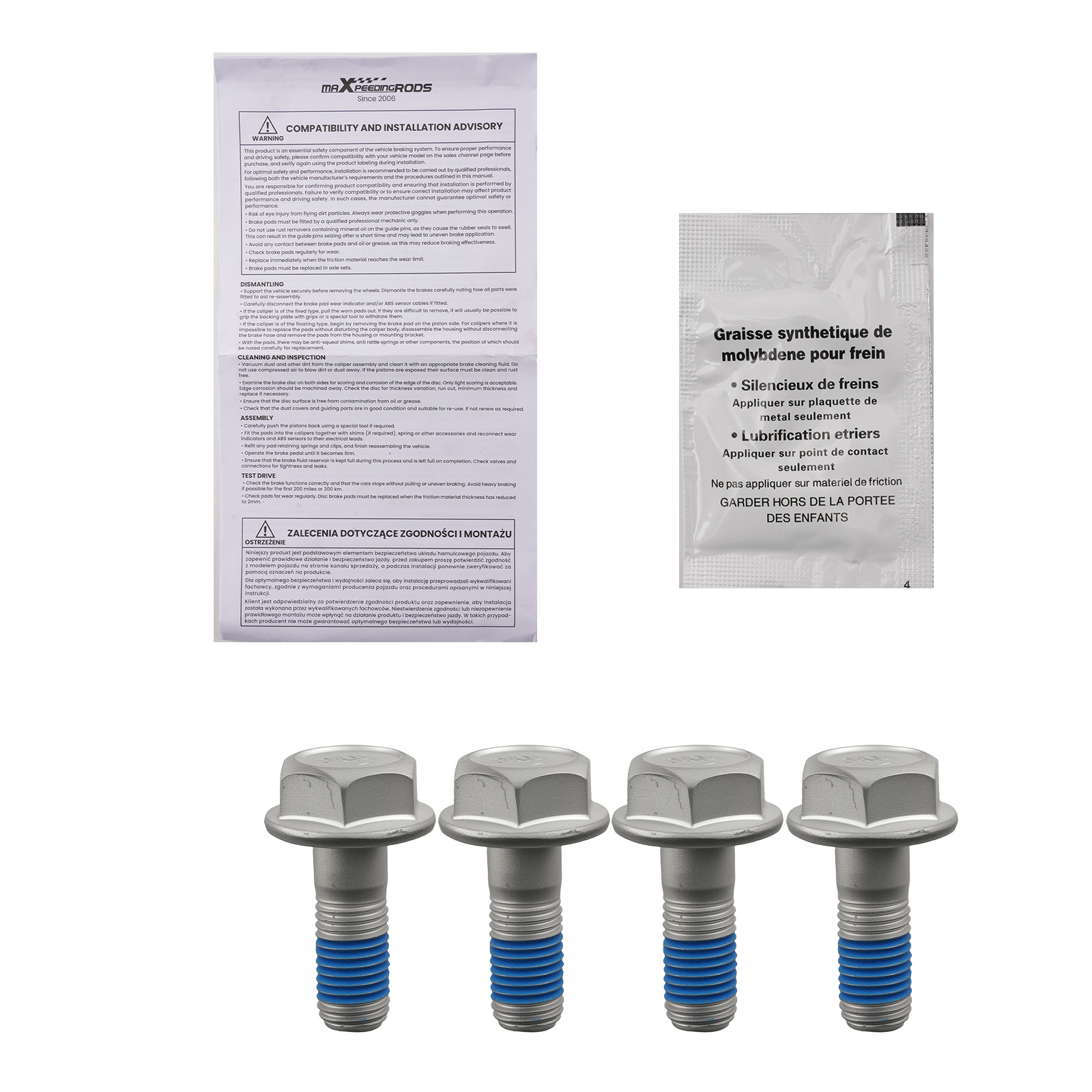 Schwimmende Bremsklötze for Peugeot 107 108 Toyota Aygo Citroën C1 044650H031