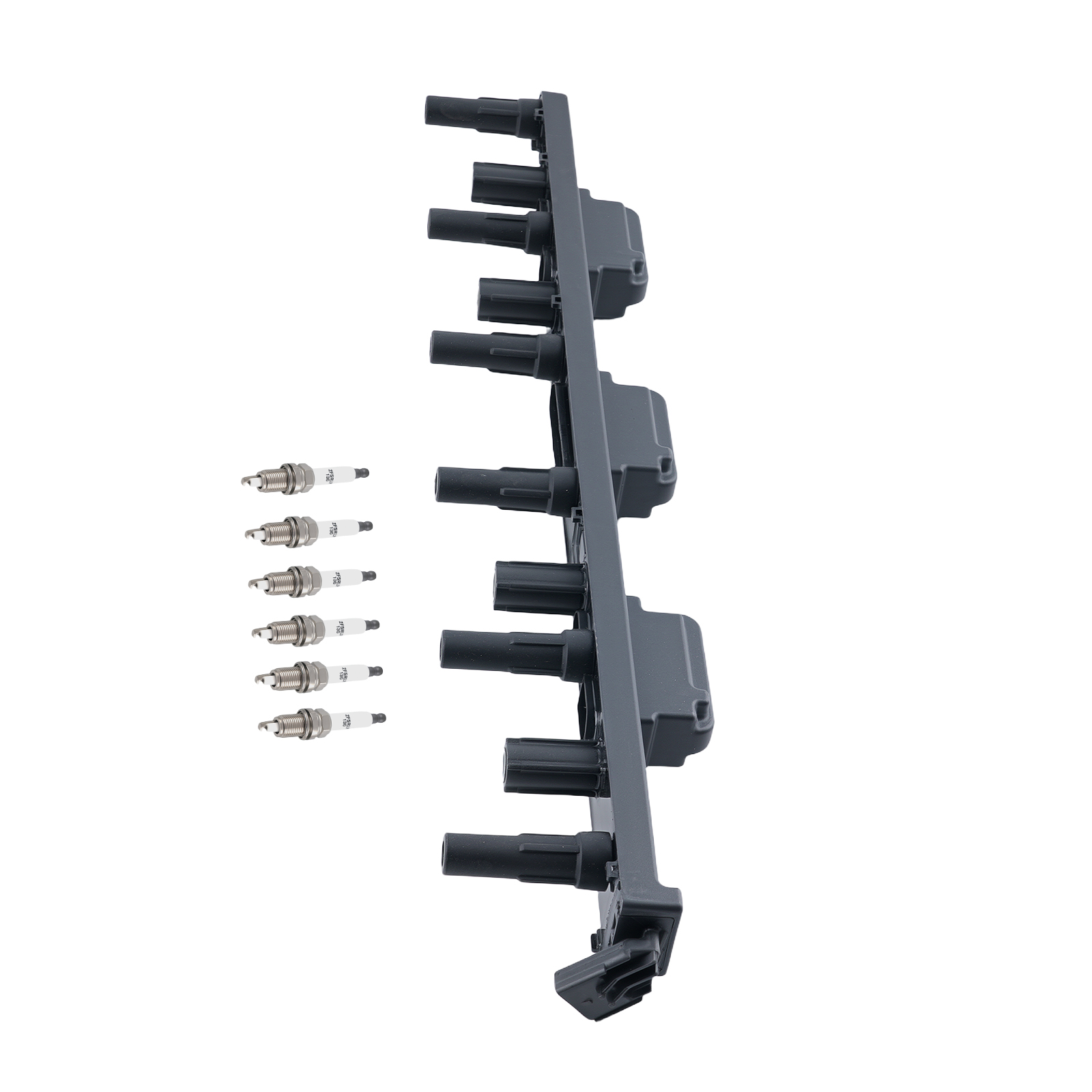 Ignition Coil & 6x Spark Plug for Jeep Cherokee Wrangler L6 4.0L 56041476AB