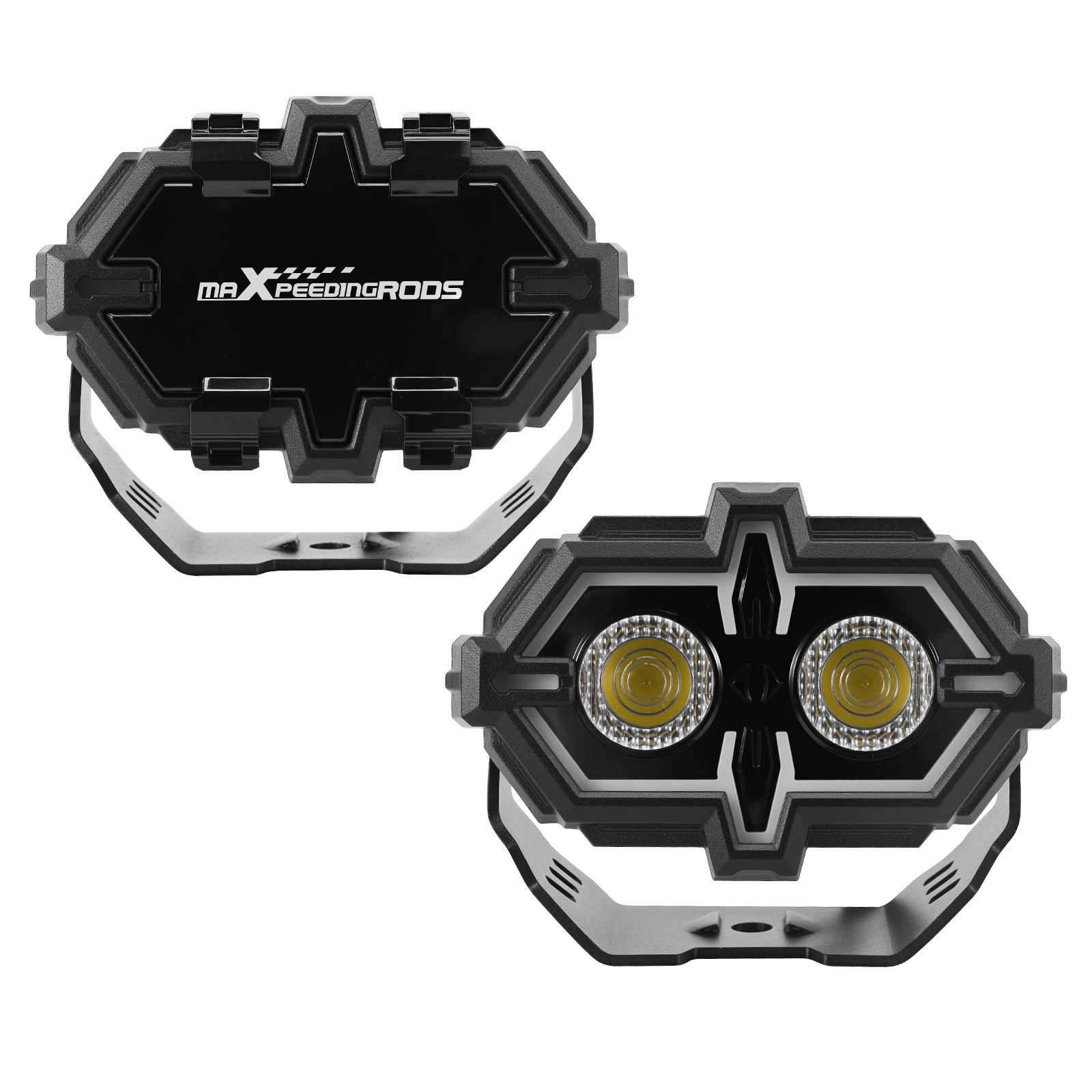 108W LED Arbeitsscheinwerfer Universal 4,5x2,5 Zoll IP68 Spot Flood Combo DRL