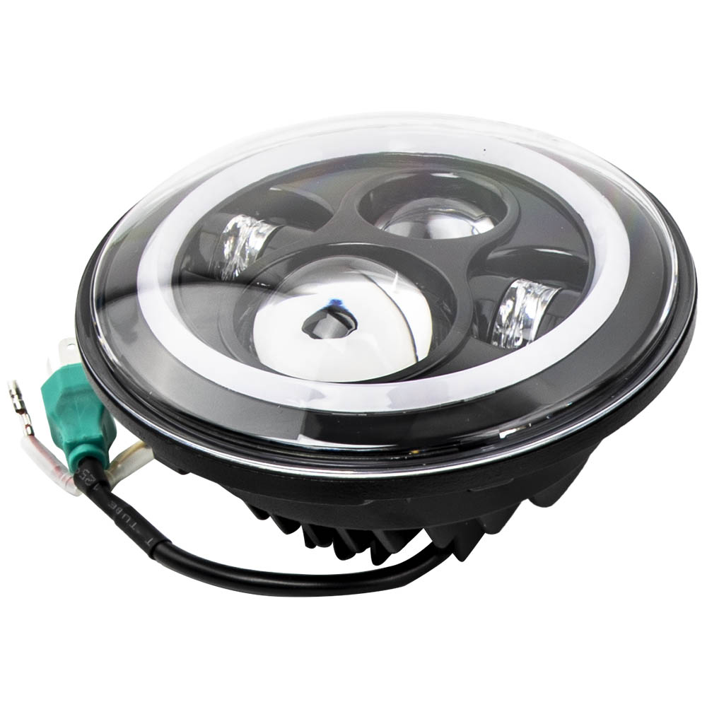 6x LED Headlight Fog Light Turn Signal 7''LED Lamp For Jeep Wrangler JK 2015-16