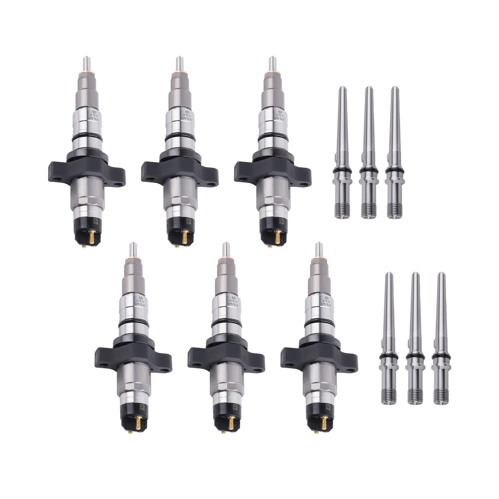 6 pcs Diesel Fuel Injector Kit For Dodge Ram Pick-up Truck 2003 2004 0445120113