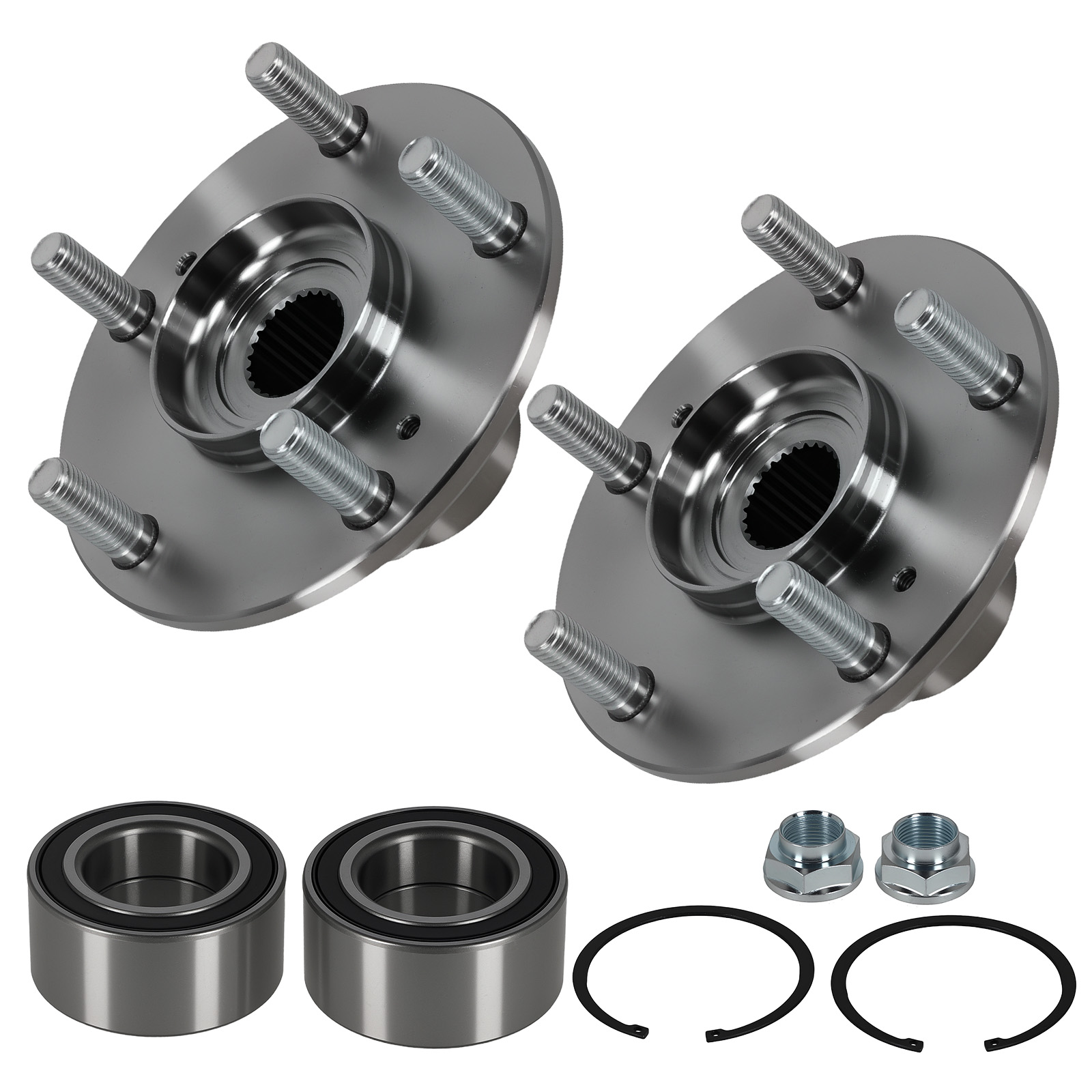 FRONT Wheel Bearing and Hub Repair Kit for Acura ILX TL TSX Element 07-2010