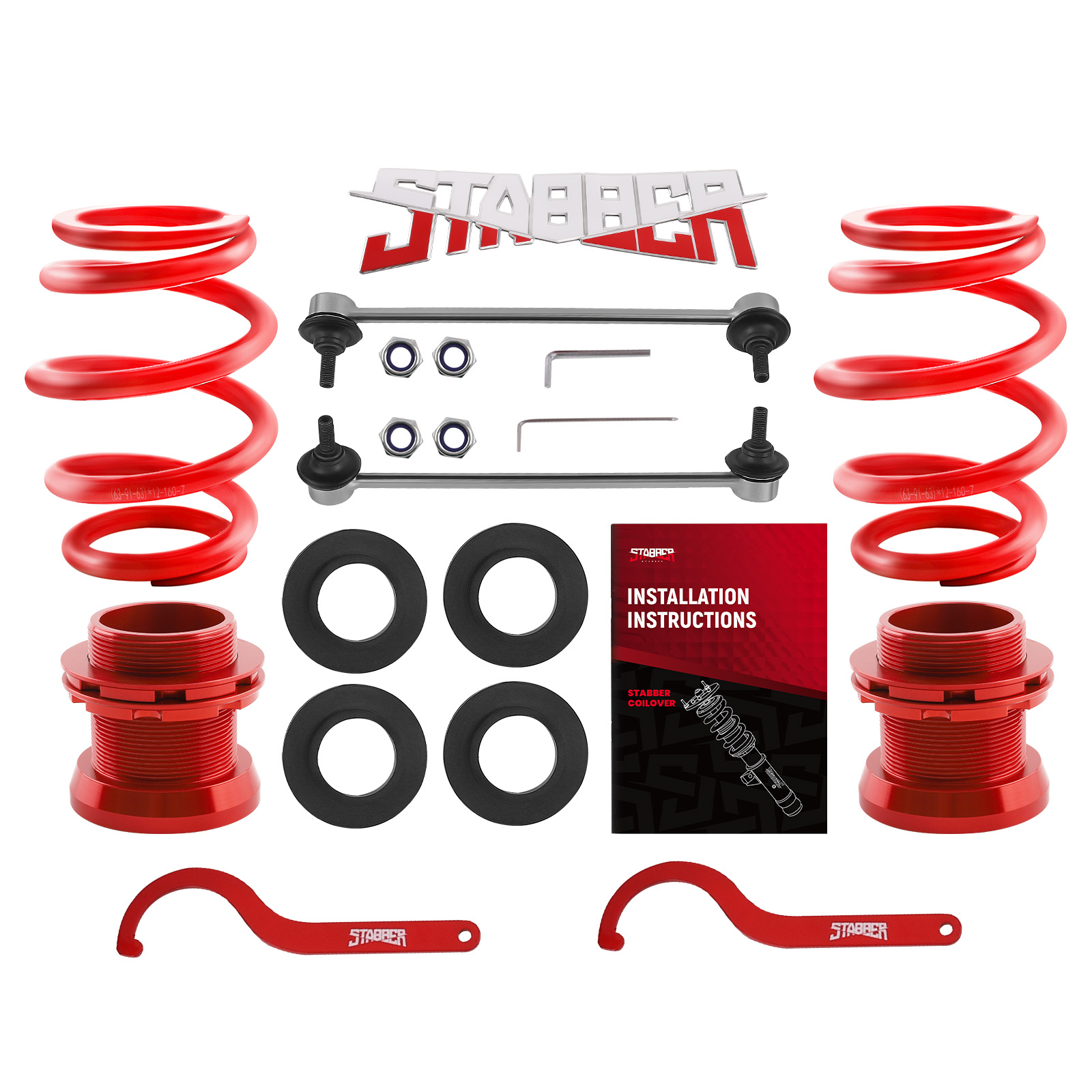 Coilover 24 Way Damper Adjustable Suspension Kit For Honda Civic 2012-15