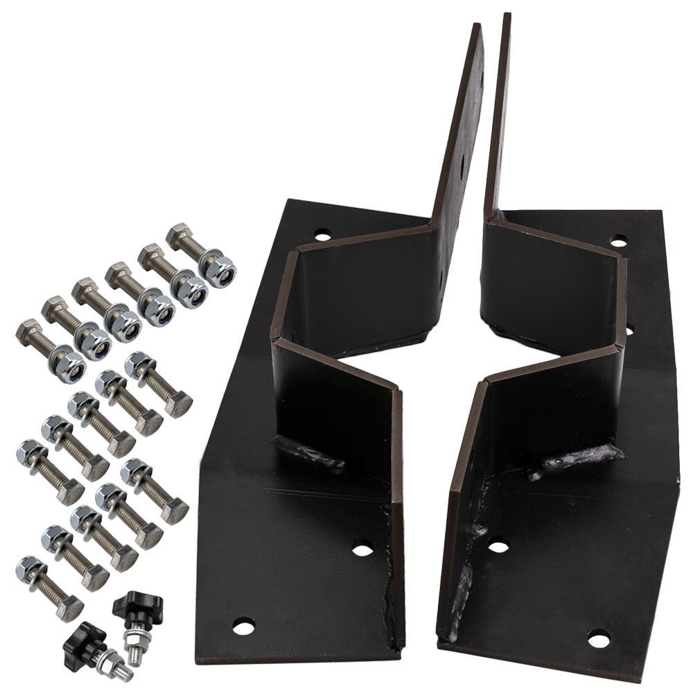 2x Rear Frame C Notch Kit Bolt In for Chevy C10 1963-1972 for GMC Truck 1963-7