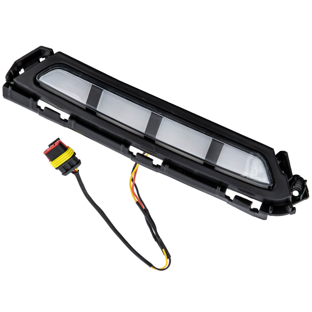 White LED DRL Amber Turn Signal Light Kit For Hyundai Elantra 2019-20 Left+Right