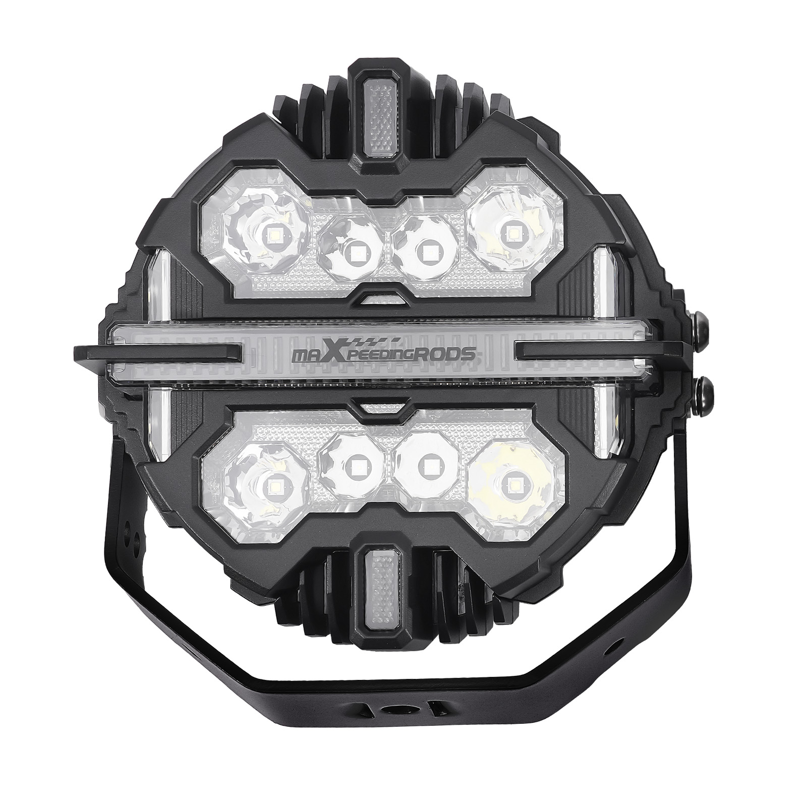 7Inch Led Driving Work Lights Rgb For Offroad 4x4 Truck Spot Beam & Side Shooter