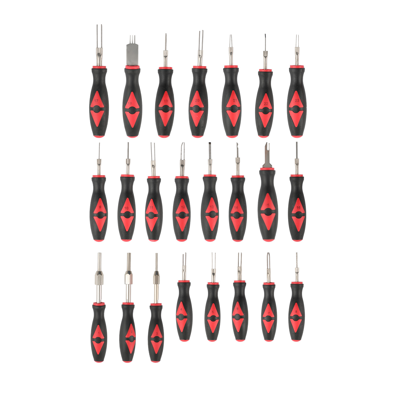 23pcs Auto Wire Terminal Connector Release Removal Crimp Pin Extractor Tool Kit