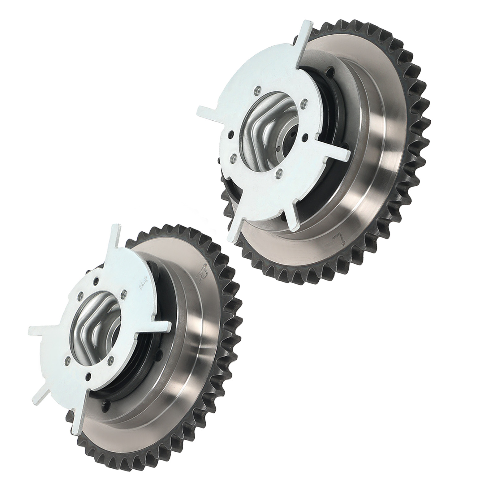 Pair Timing Camshaft Sprocket Cam Phaser For Ford F150 Lincoln Mercury 4.6L 5.4L