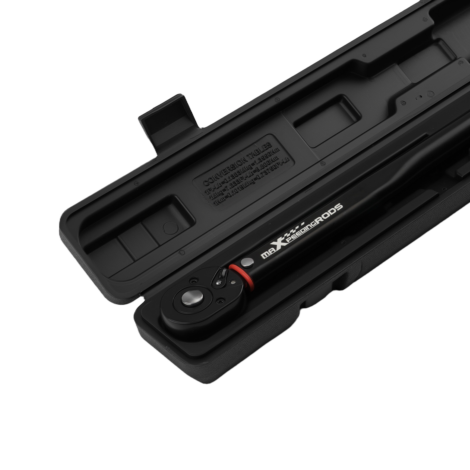 Chrome Vanadium Torque Wrench 1/2 Drive 13.6-203.5Nm Quick Release with Case