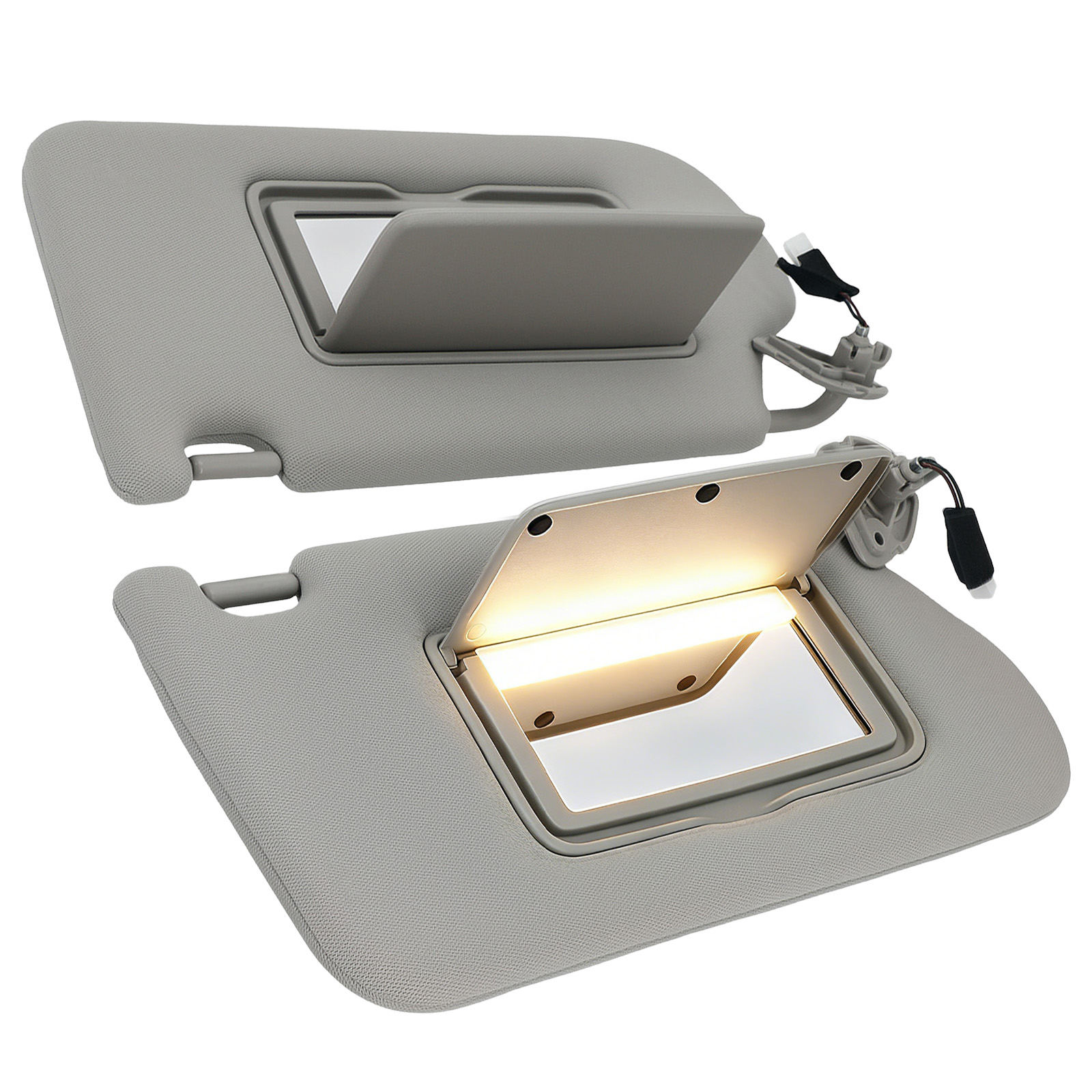 2pcs  Sun Visor  with Mirror Lights for Nissan Altima 2013~2018 96401-3TA2A