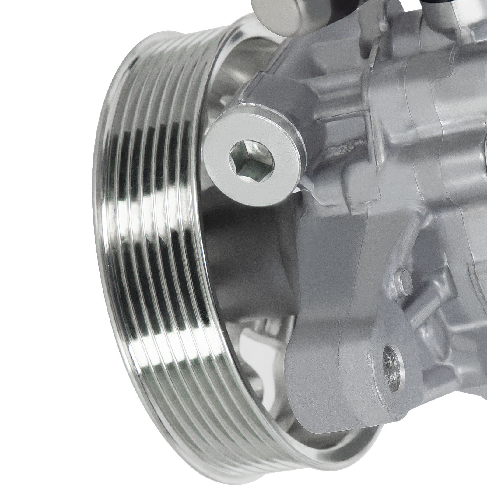 Power Steering Pump w/ Pulley for Honda Accord 2.4L L4 2008 2009 2010 2011 2012