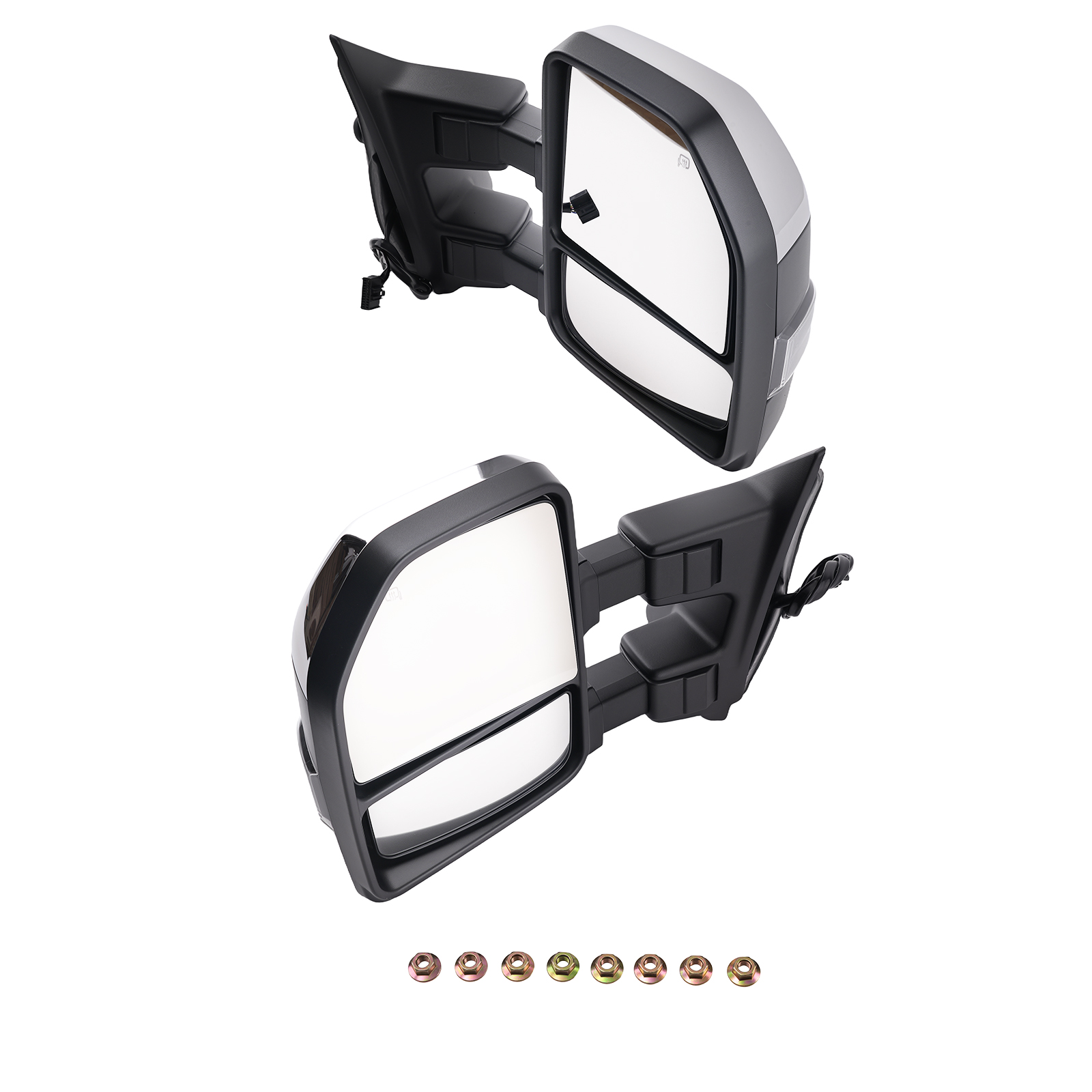 Rear View Side Mirror for Ford F-250/F-350 Super Duty 2008-2016 Chrome