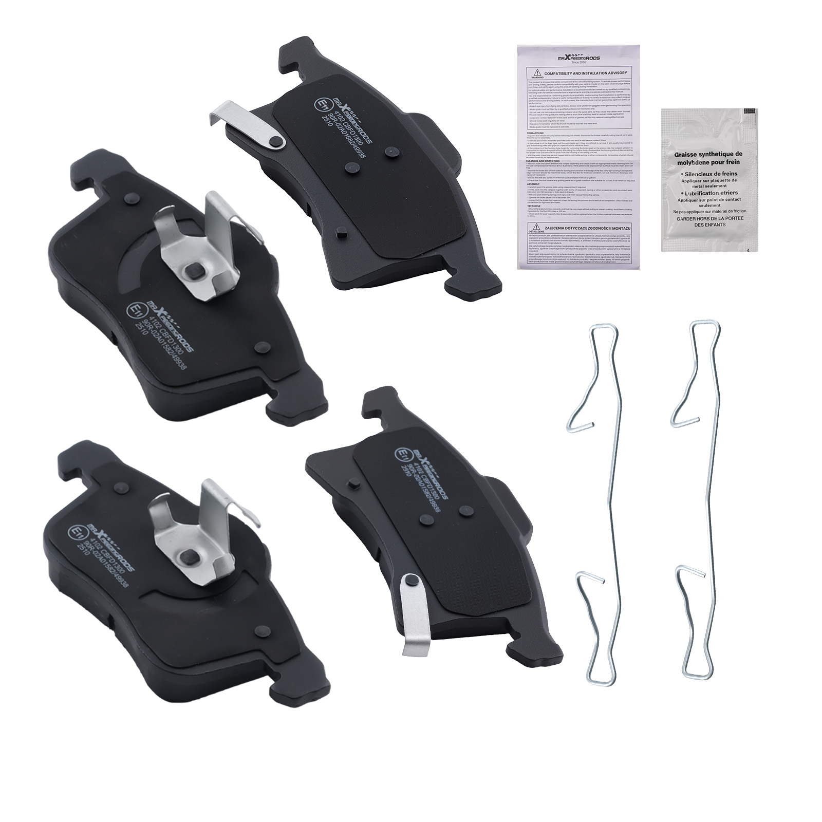 Bremsbeläge Vorne For Vauxhall Astra Hatch Cabrio Adam Corsa Meriva Zafira Combo