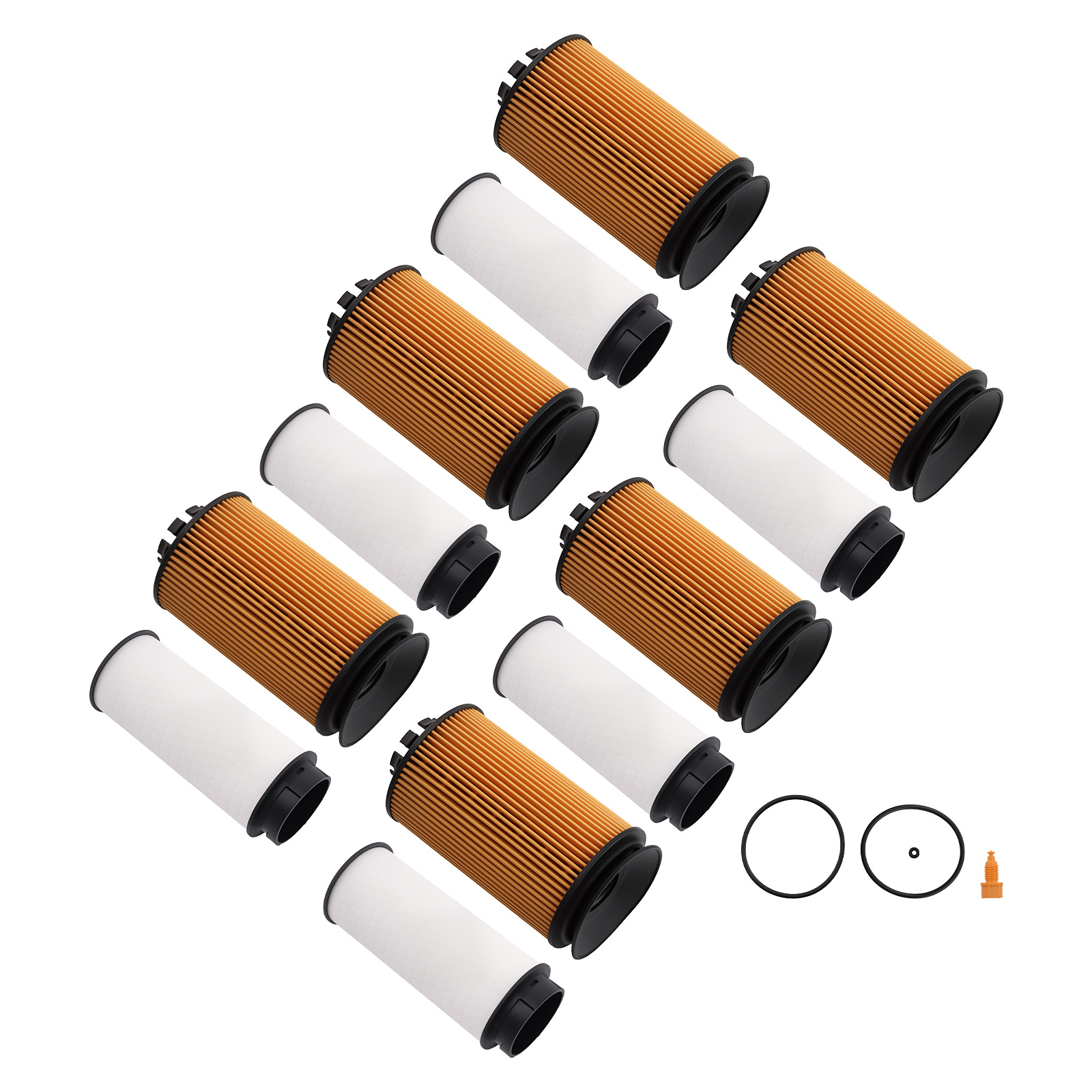 Engine Oil & Fuel Filter Kit for Mitsubishi Fuso Canter FE125 2012-2017