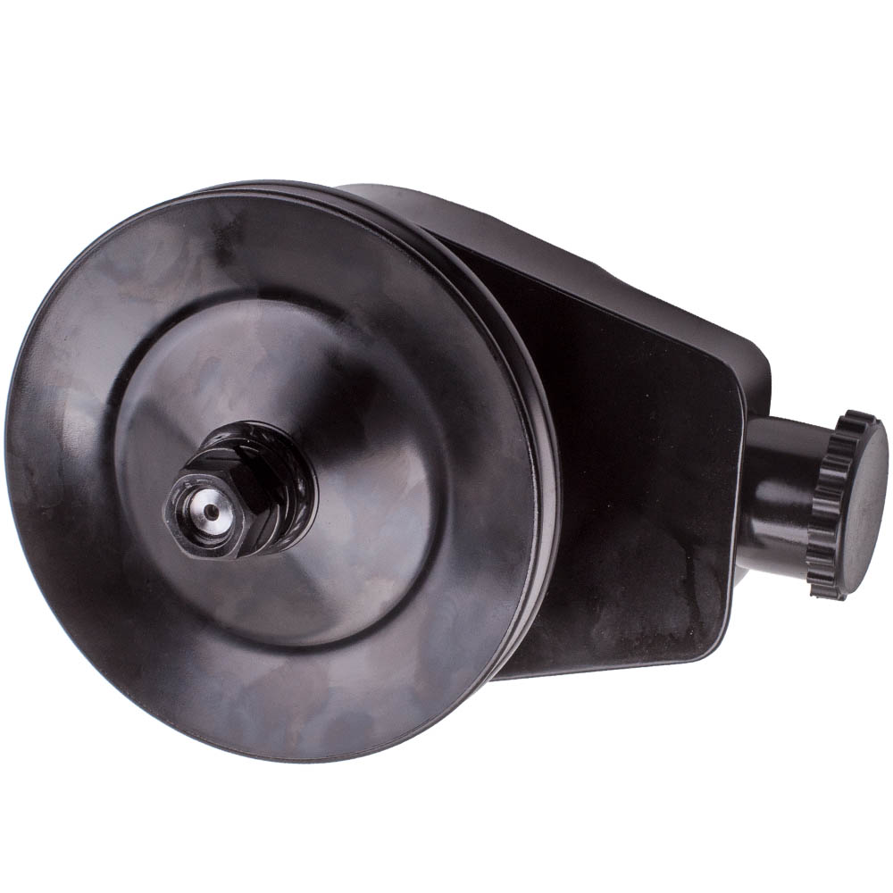 Power Steering Pump Bolt On Pulley fit Chevy SBC Chrome Saginaw Style