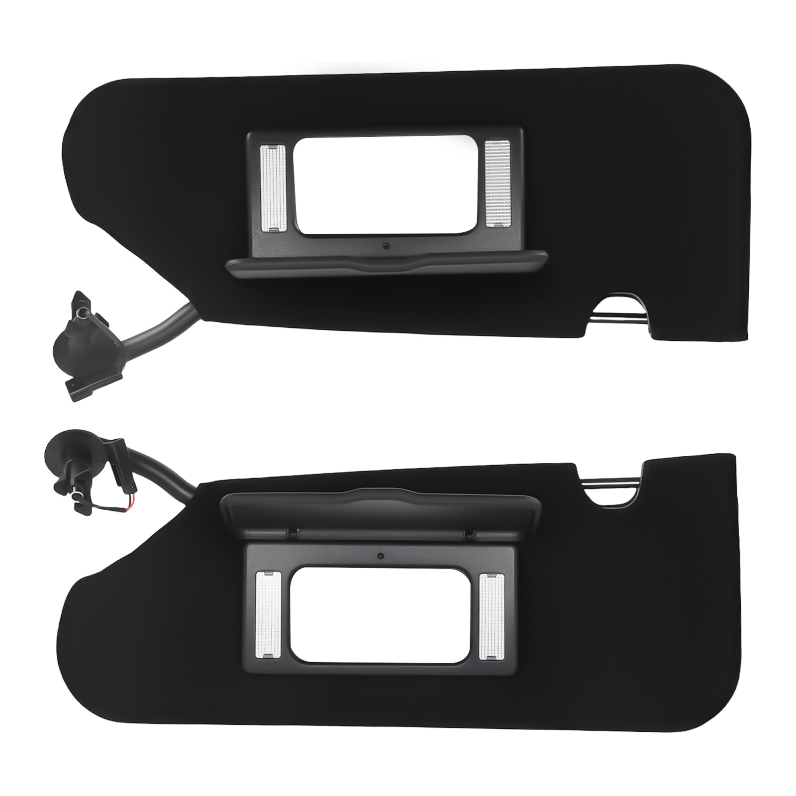 Front Left+Right Sun Visor for Chevrolet C5 Corvette 05-13 Black 23142243