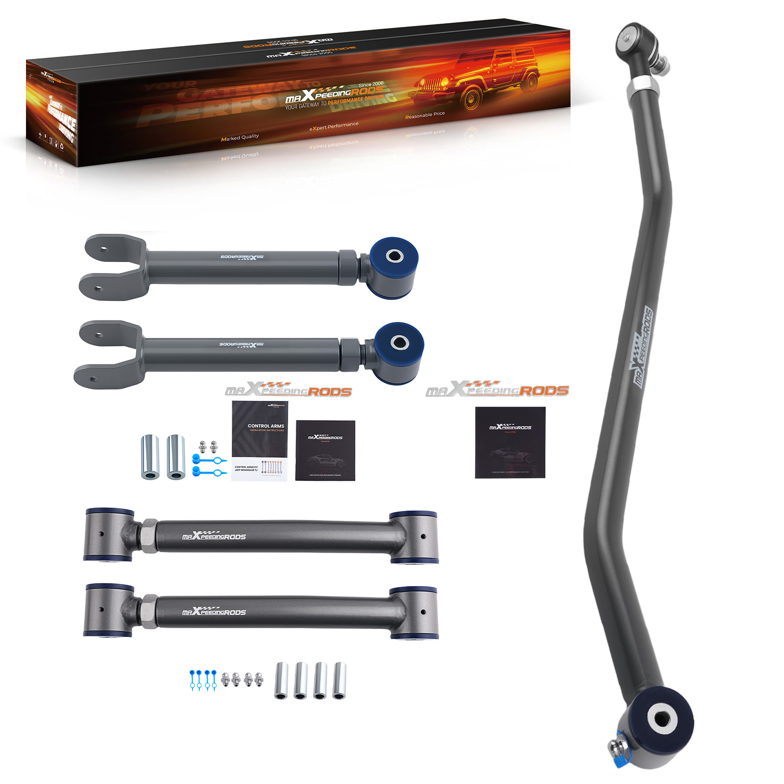 Adjustable Front Control Arm for Jeep Wrangler TJ Cherokee XJ 1.5-4.5
