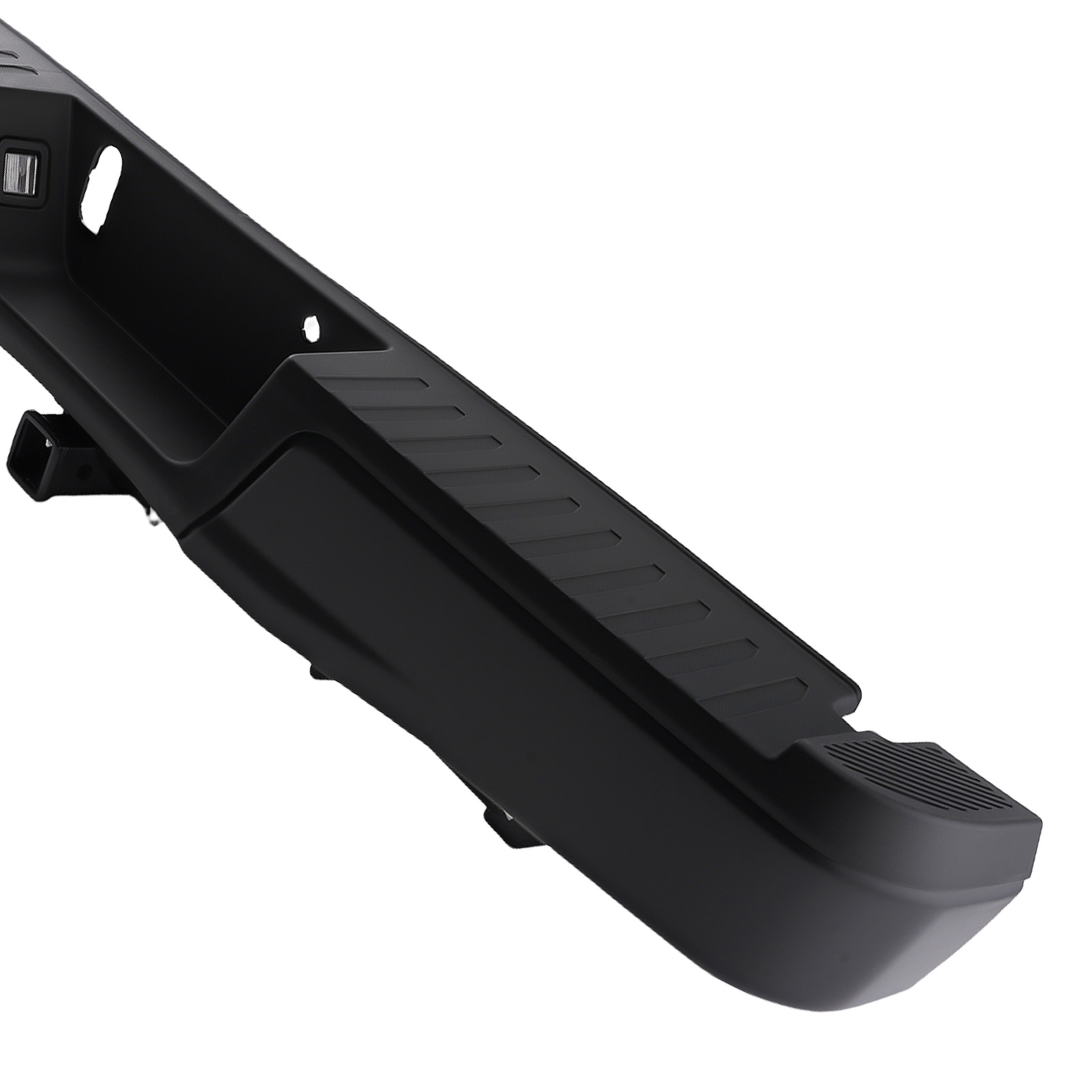 Black Rear Bumper for Ford F-150 2015-2020 FO1103188 W/Tow Hitch Steel