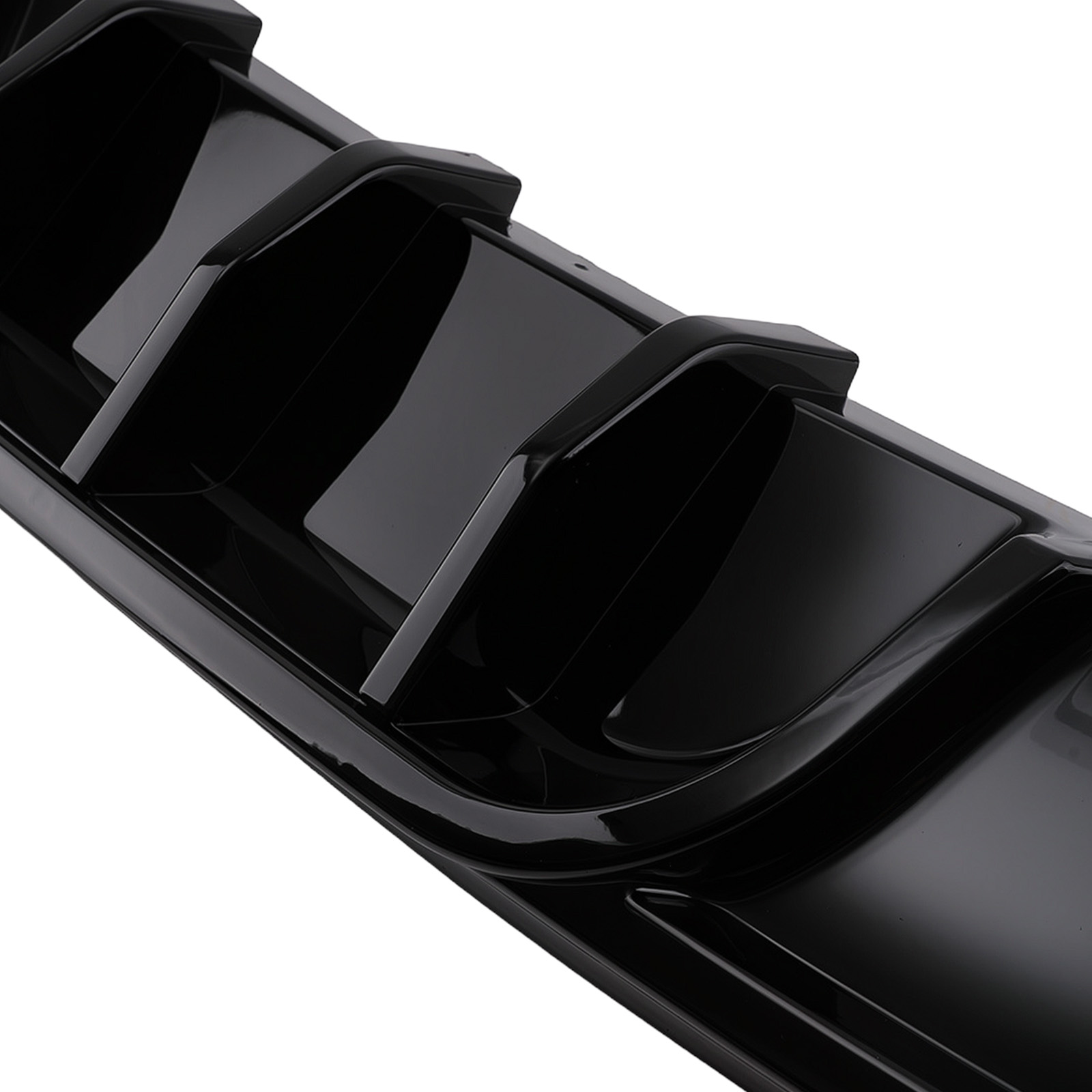 Glossy Blk Rear Kit for BMW E82 125i 135i M Sport 2007-2013 Lower Bumper