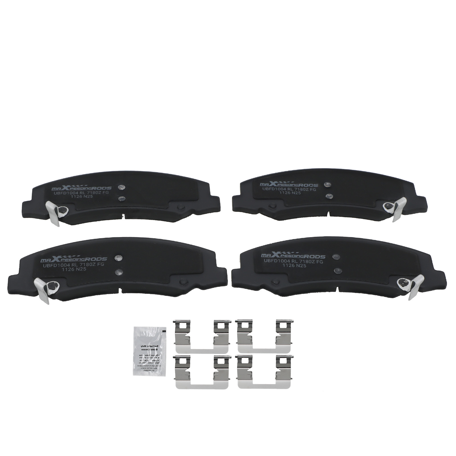 Front Ceramic Brake Pads Kit for Chevrolet Impala Limited 2014-2016 D1159 P1159
