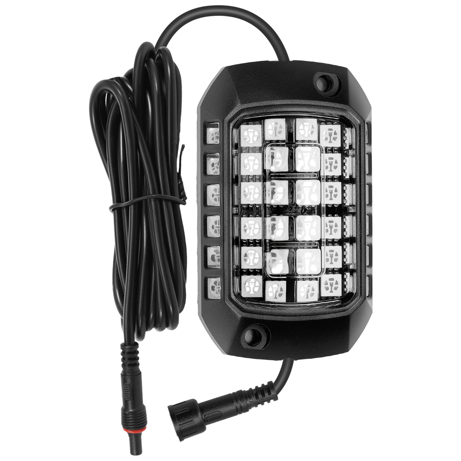 12x RGB LED Rock Lights for ATV Truck SUV Jeep UTV Waterproof Remote APP