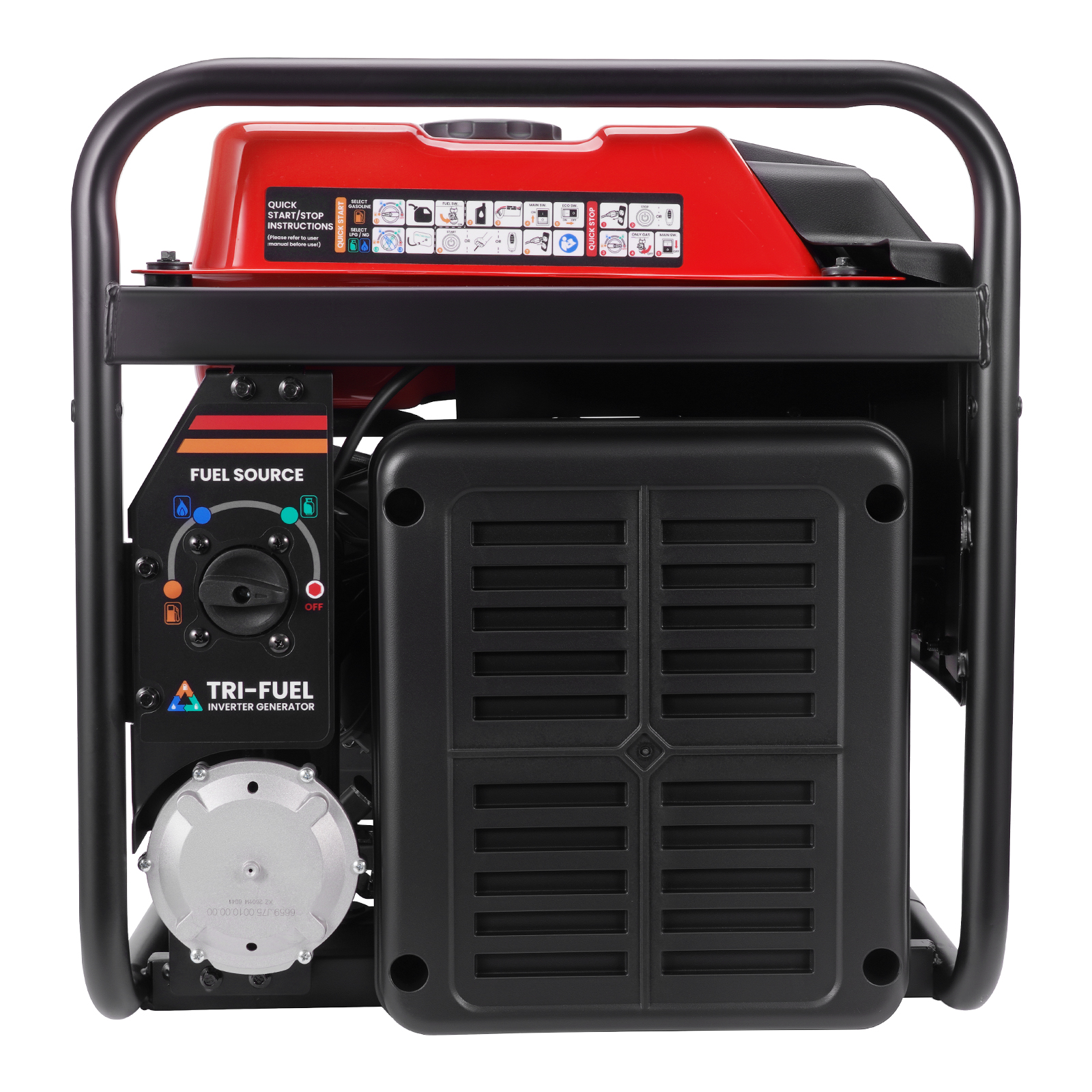 10500W Tri-Fuel Inverter Generator Electric Start 120V/240V For Home Backup