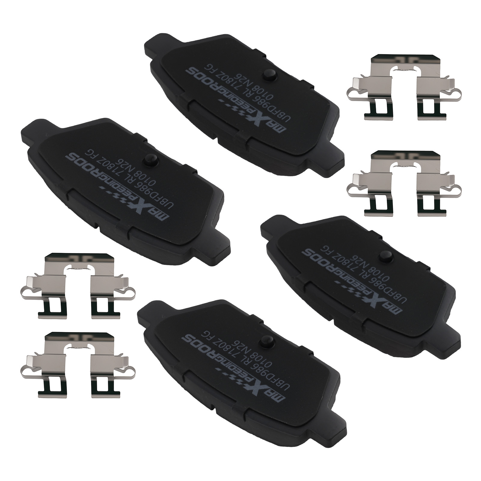 Rear Left&Right Brake Pads Kit for Lincoln MKZ 2007-2012 Mercury Milan 2006-2011