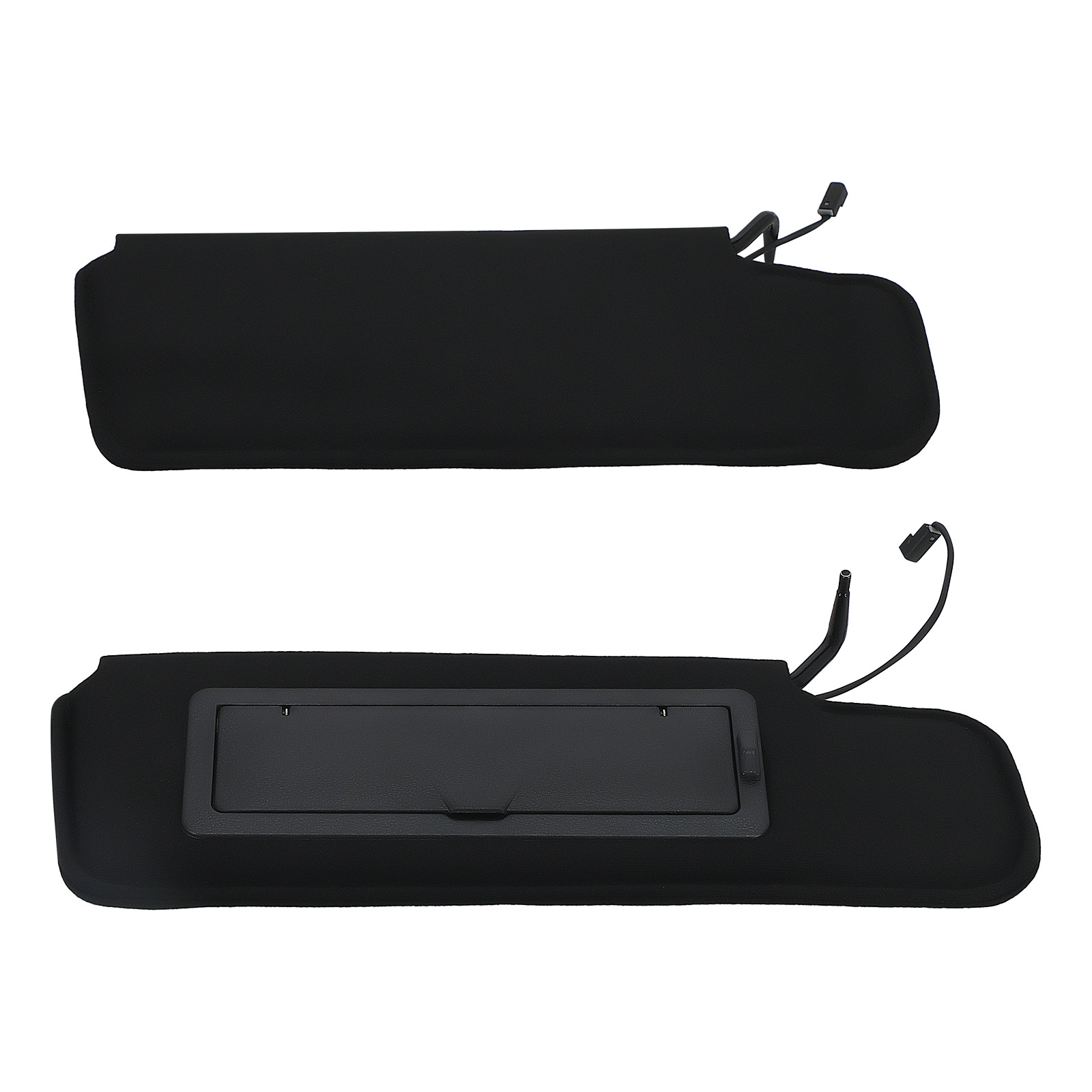 Sunvisor Pair W/Vanity Mirror & LED Light Fit for Chevrolet C4 Corvette 14081826
