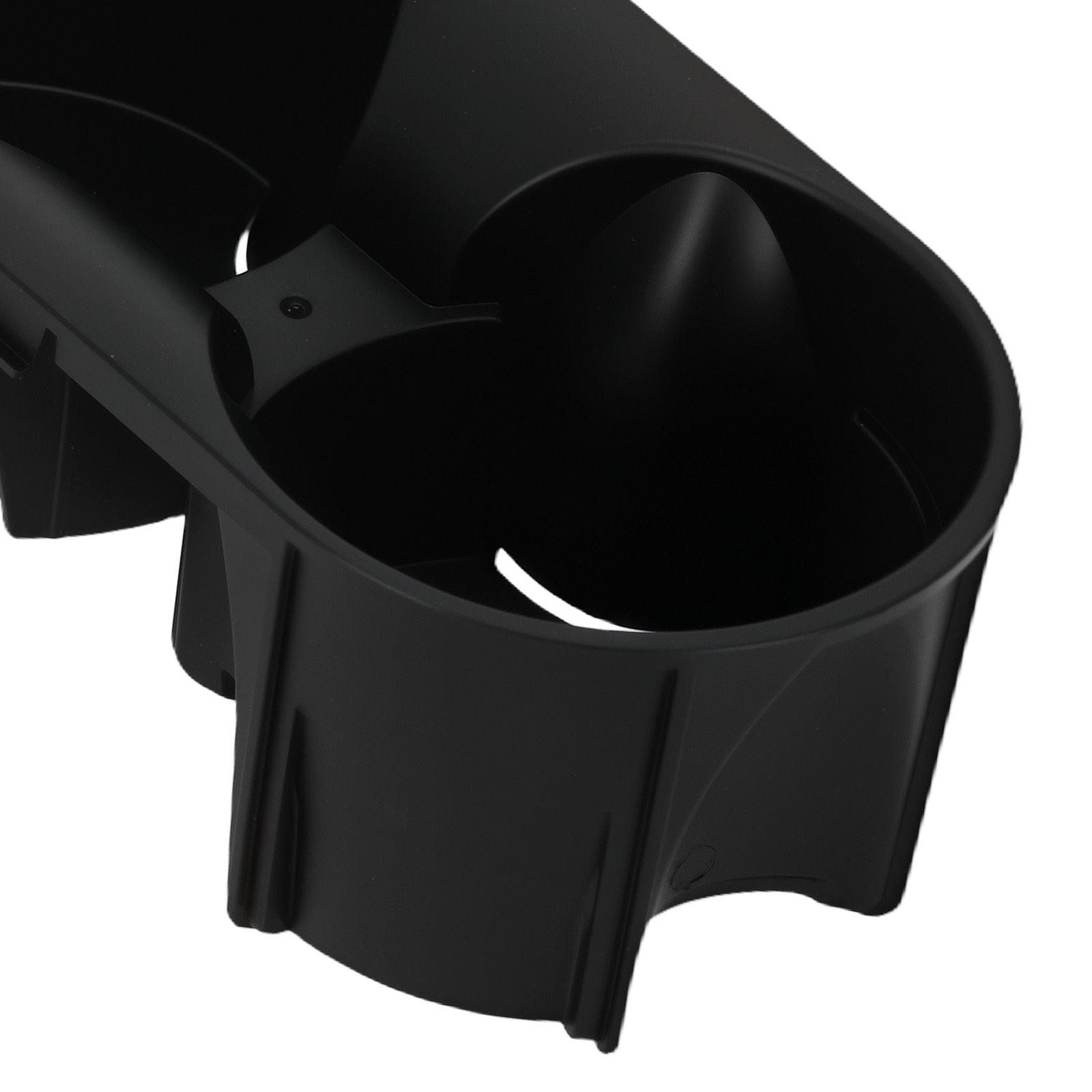 Black Water Cup Holder Console for Jeep Wrangler 2007-2010 1FH72XDVAA Front