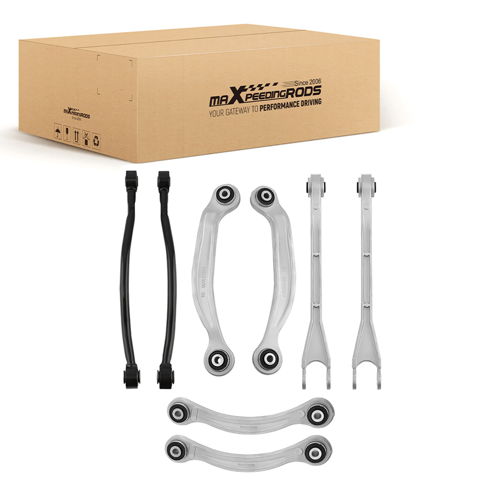 8pcs Rear Suspension Control Arms Strut Rod Lateral Arm For Chrysler 300 05-16