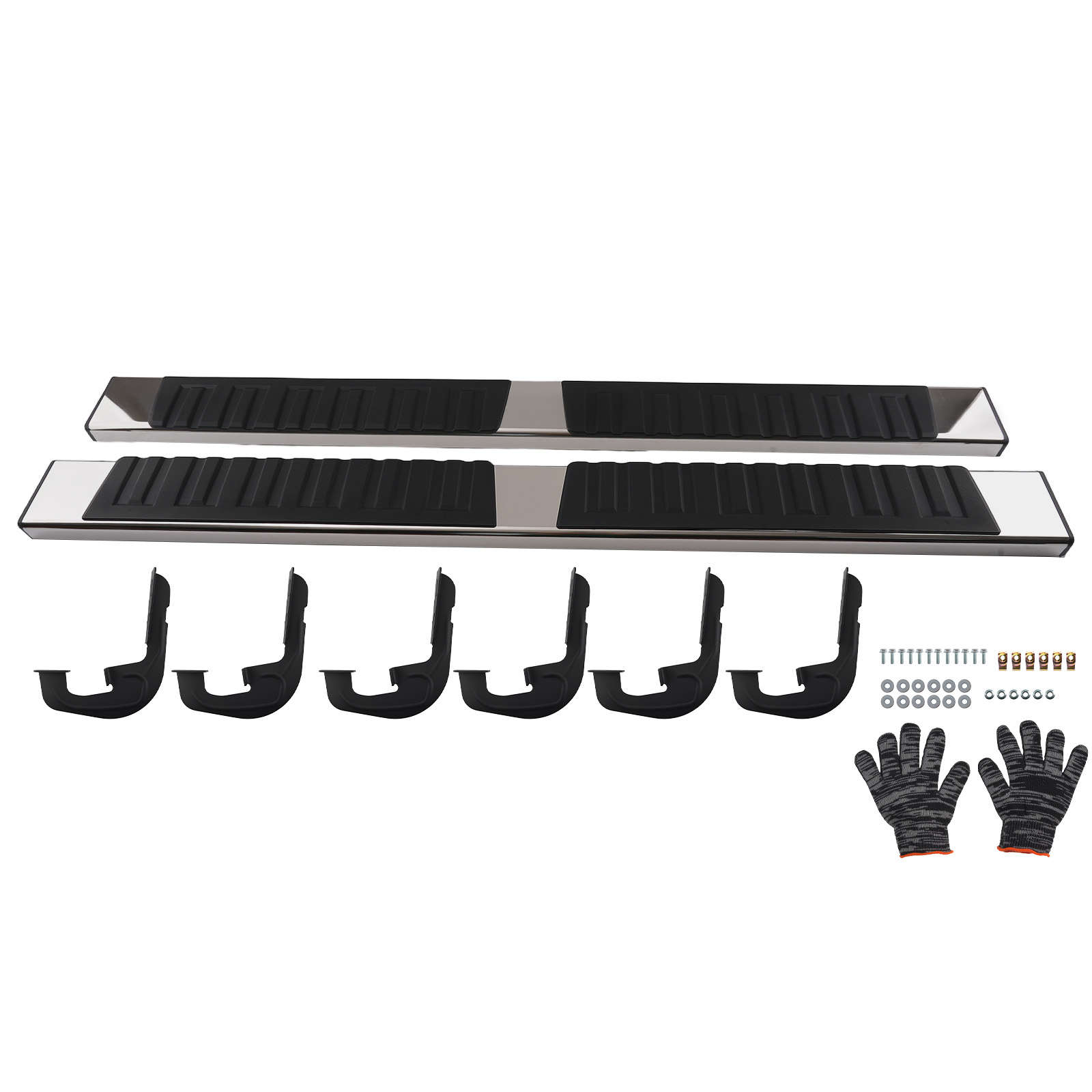 Nerf Bars Running Boards for Silverado/Sierra 1500 Double/Extended Cab 07-2018